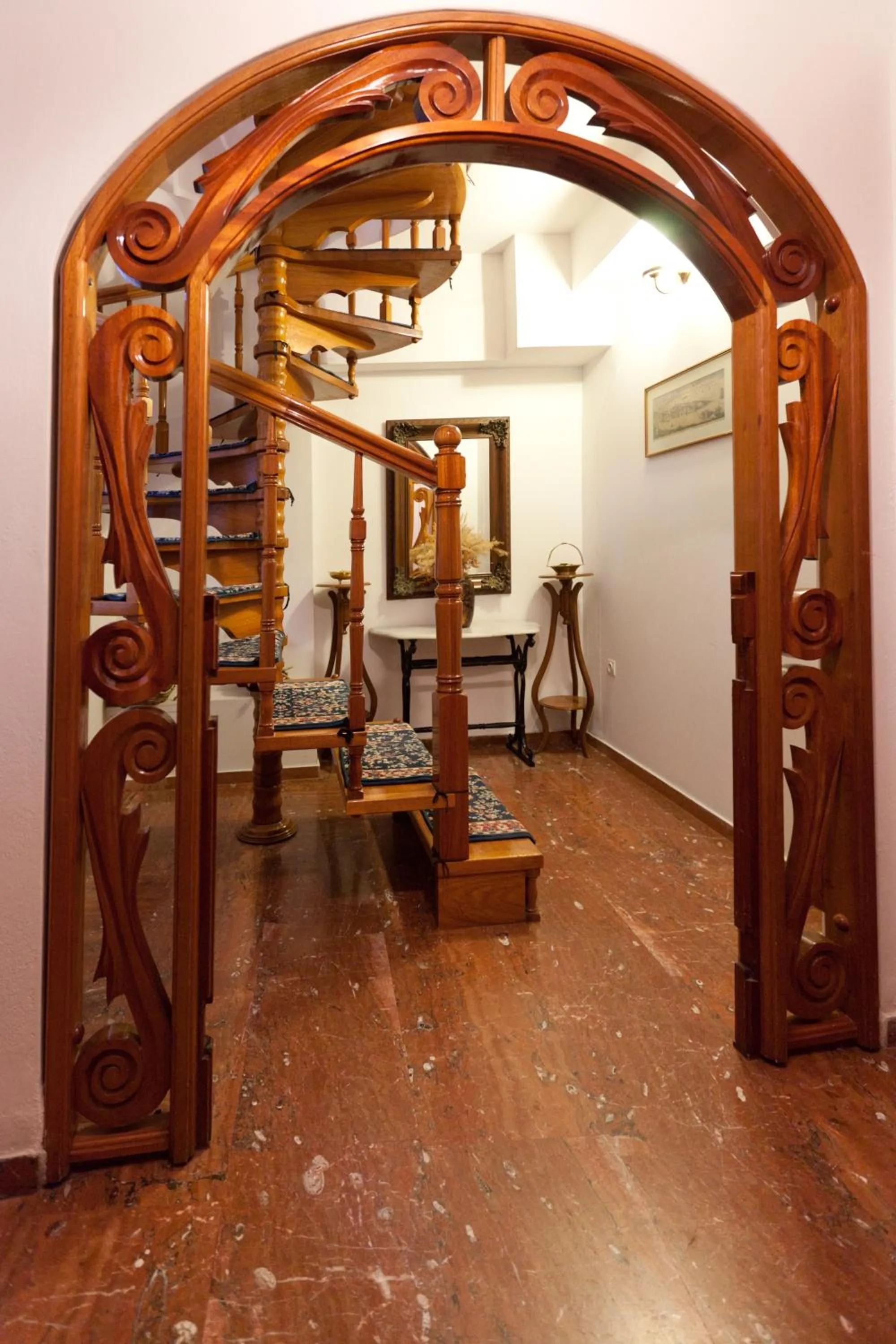 Decorative detail in Pension Eleni