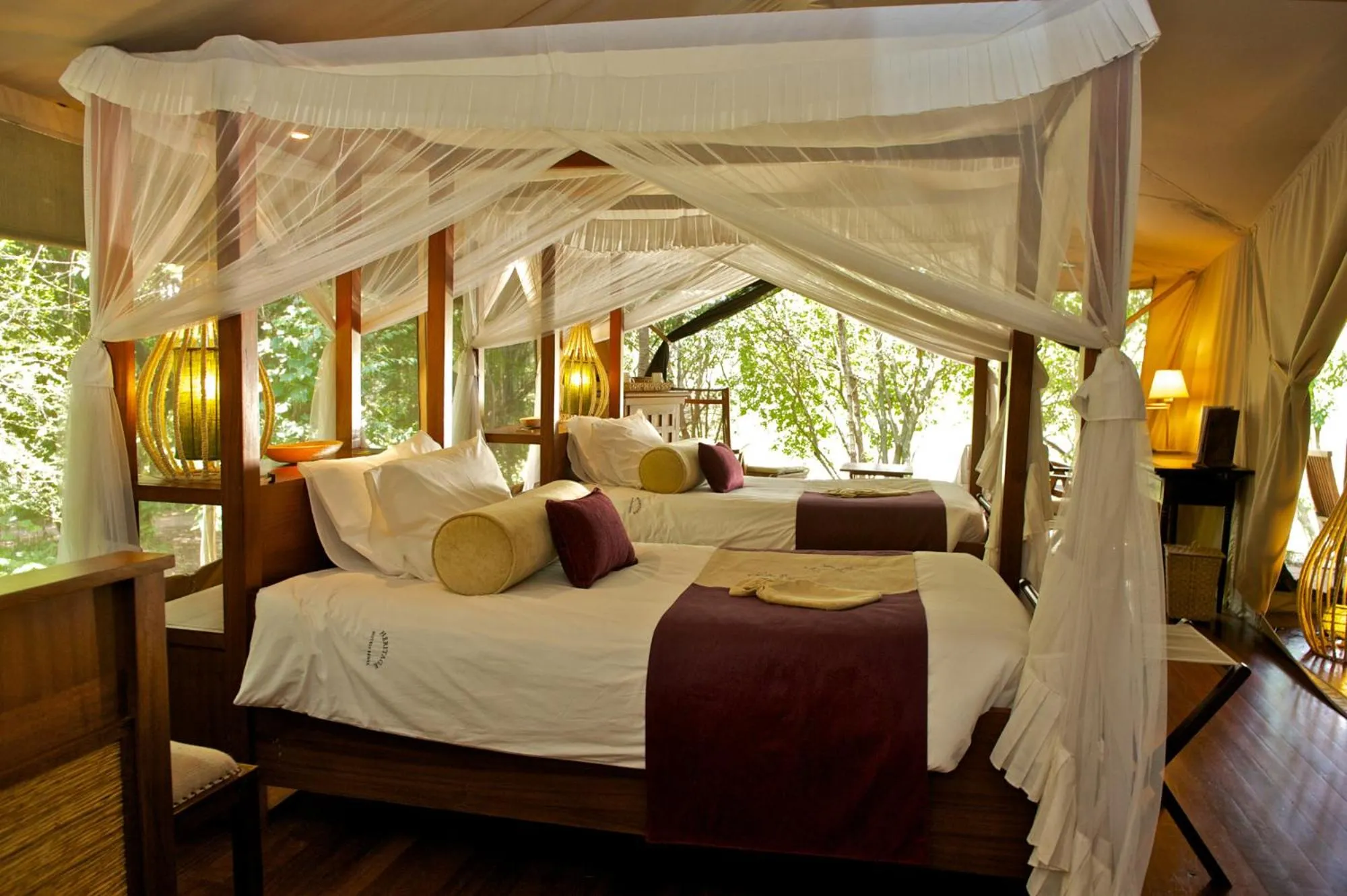 Bed in Mara Intrepids Tented Camp