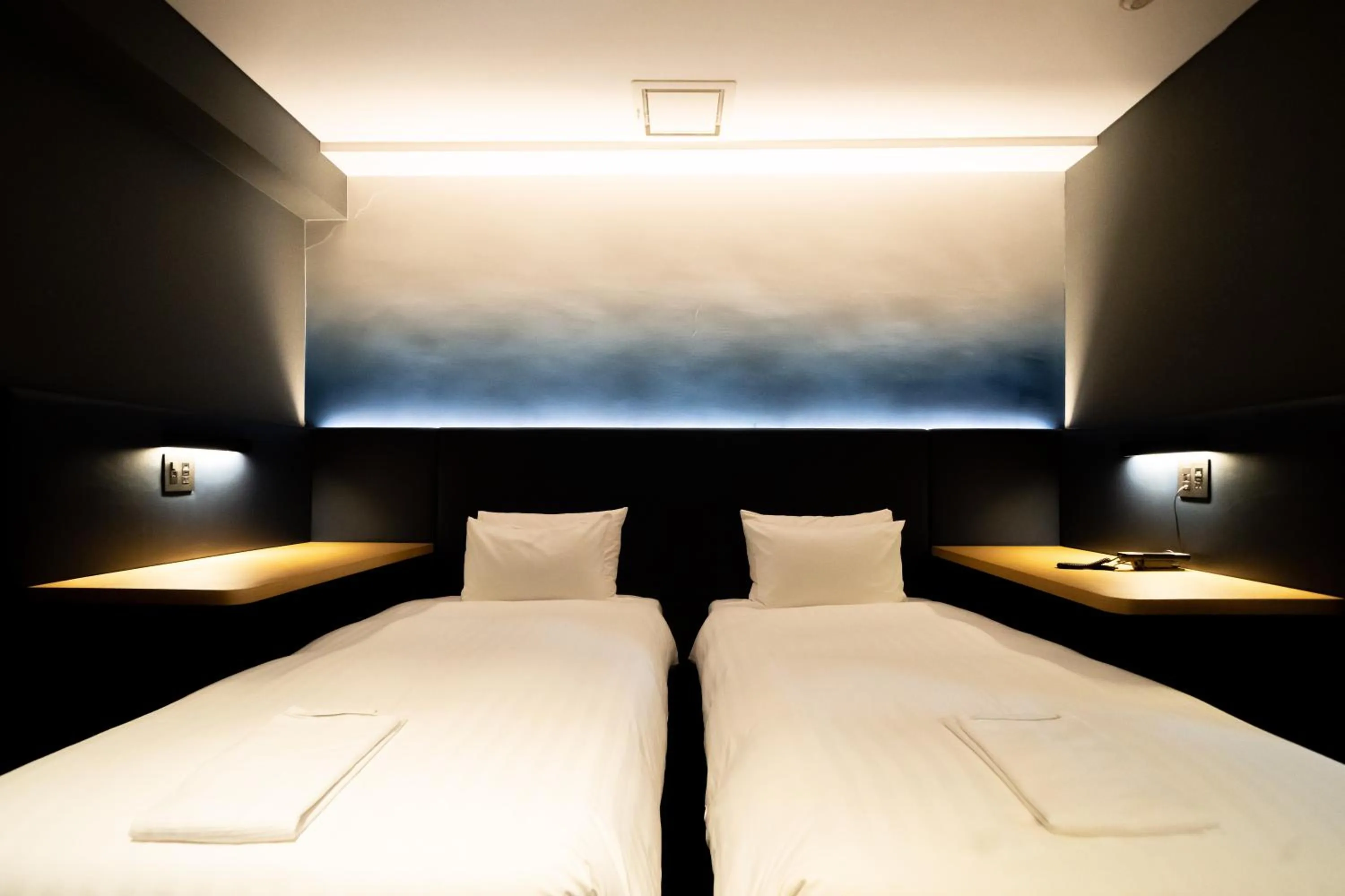 Bed in Hotel New Shohei