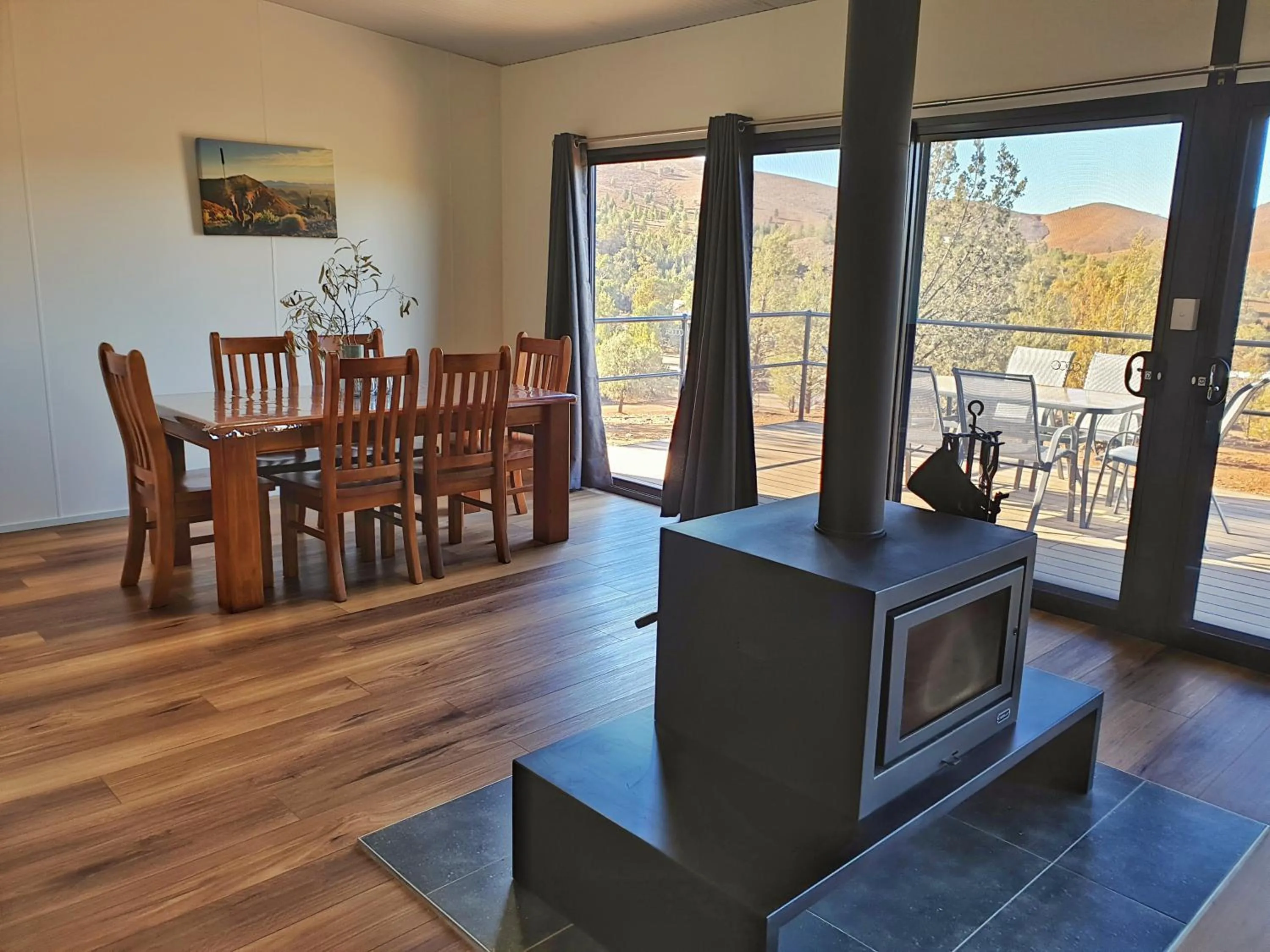 Dining area in Skytrek Willow Springs Station
