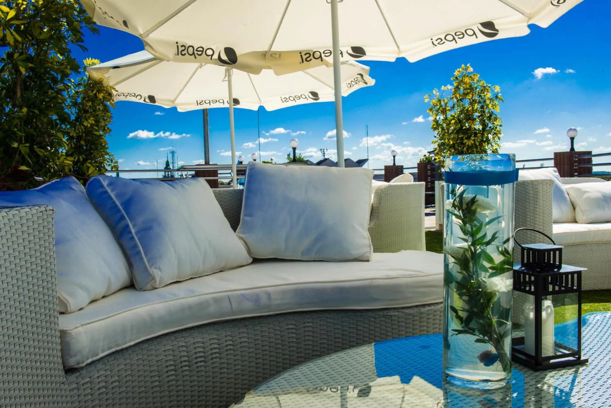 Patio in SkyHotelGwarna