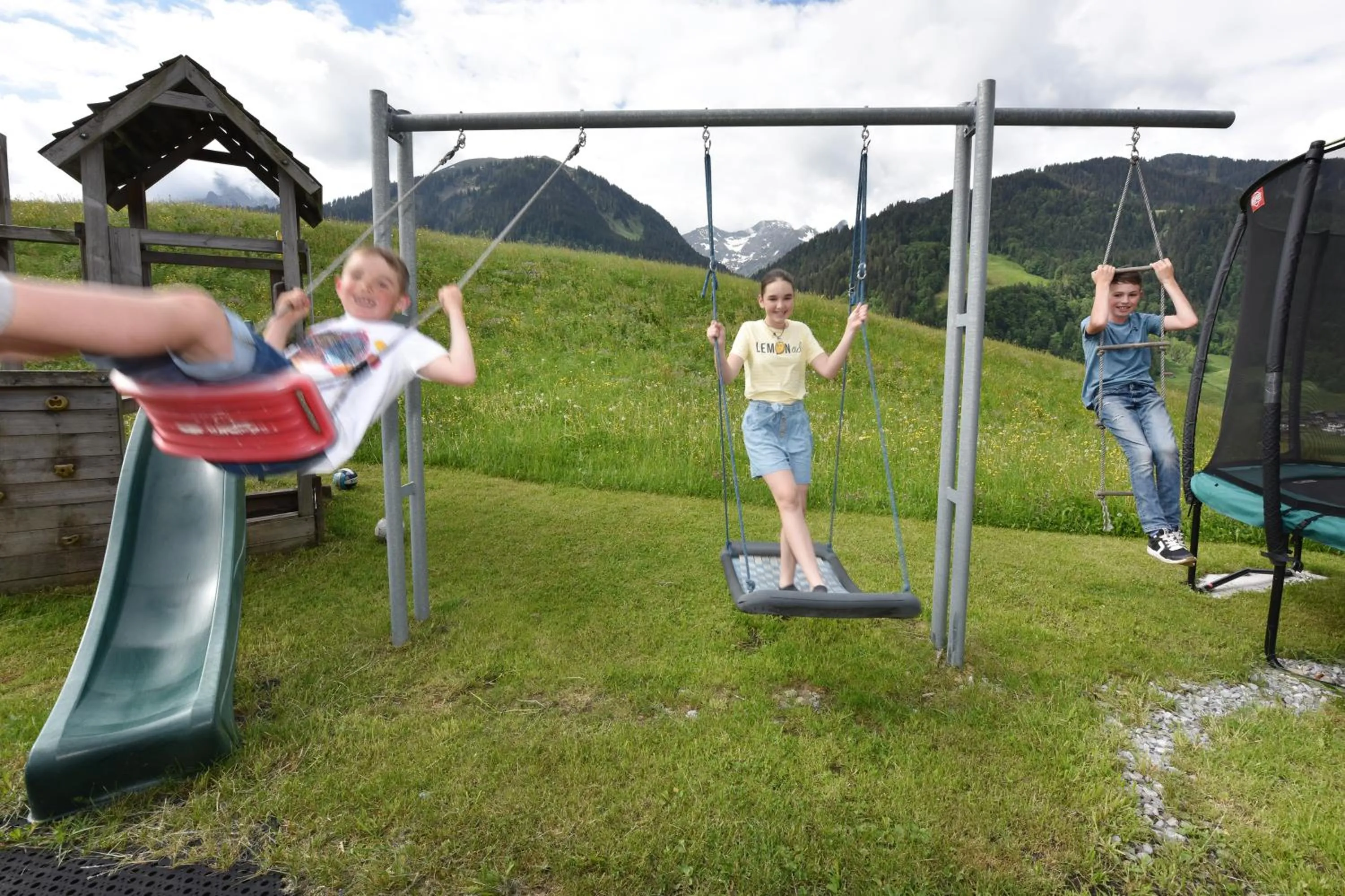 Children play ground in Panoramahof Eggele