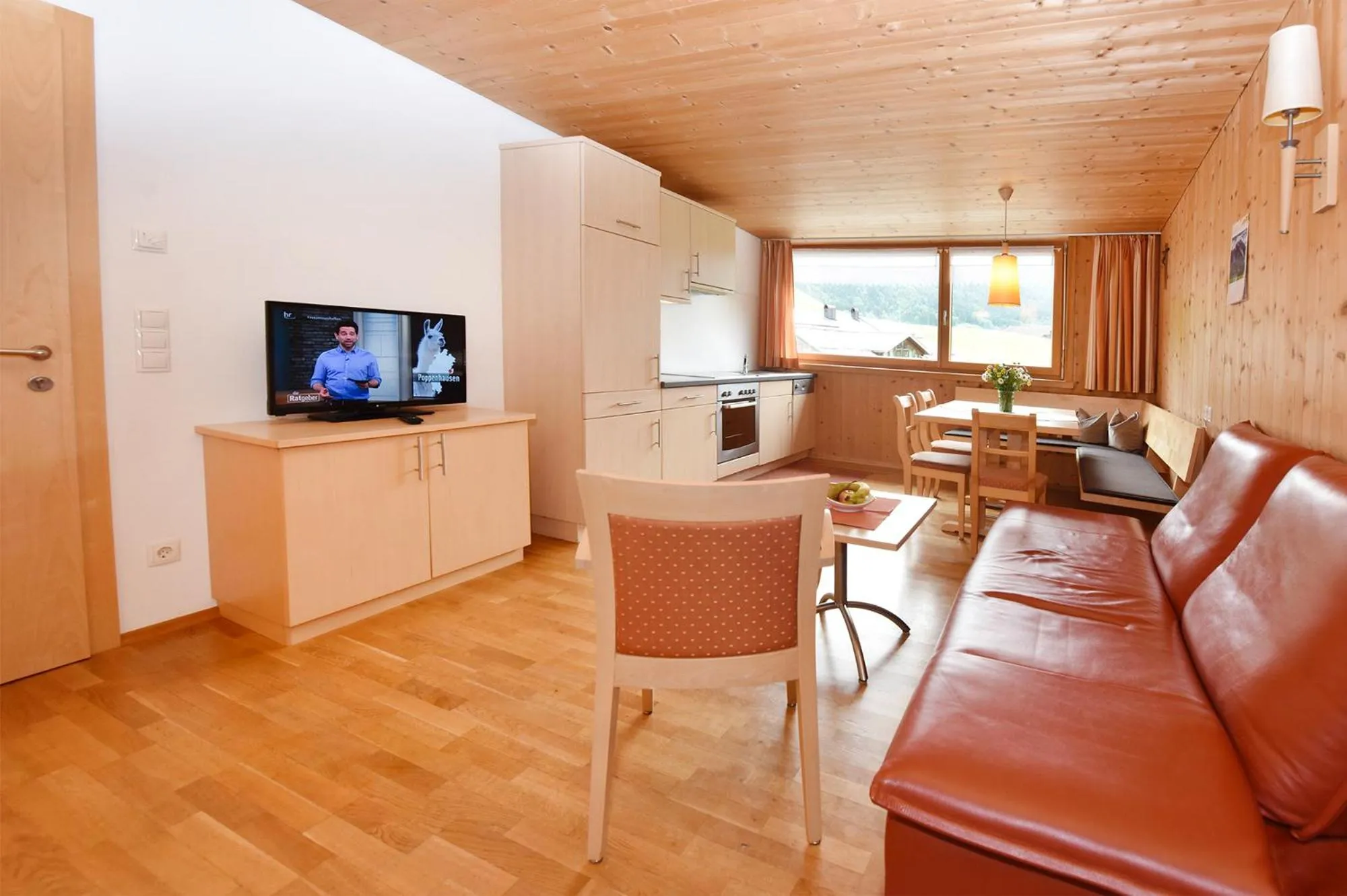 Seating area in Panoramahof Eggele