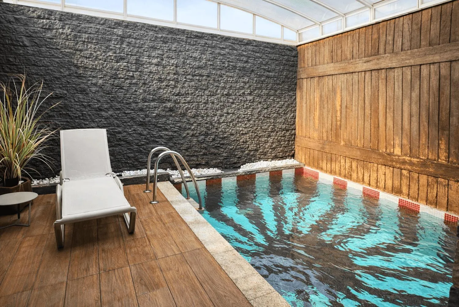 Pool view in V Hotel