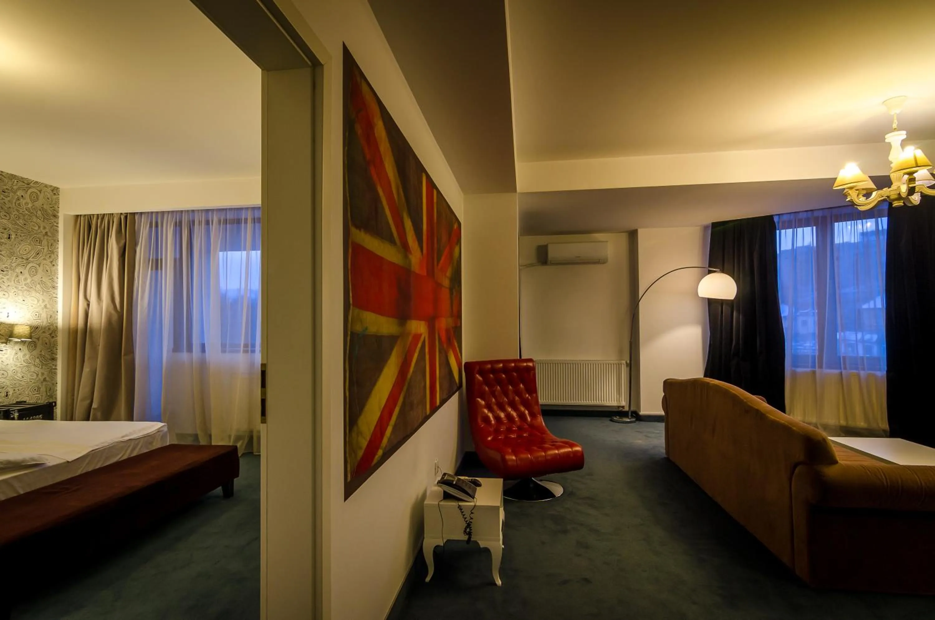 Bed in Apart Hotel Vlad Tepes