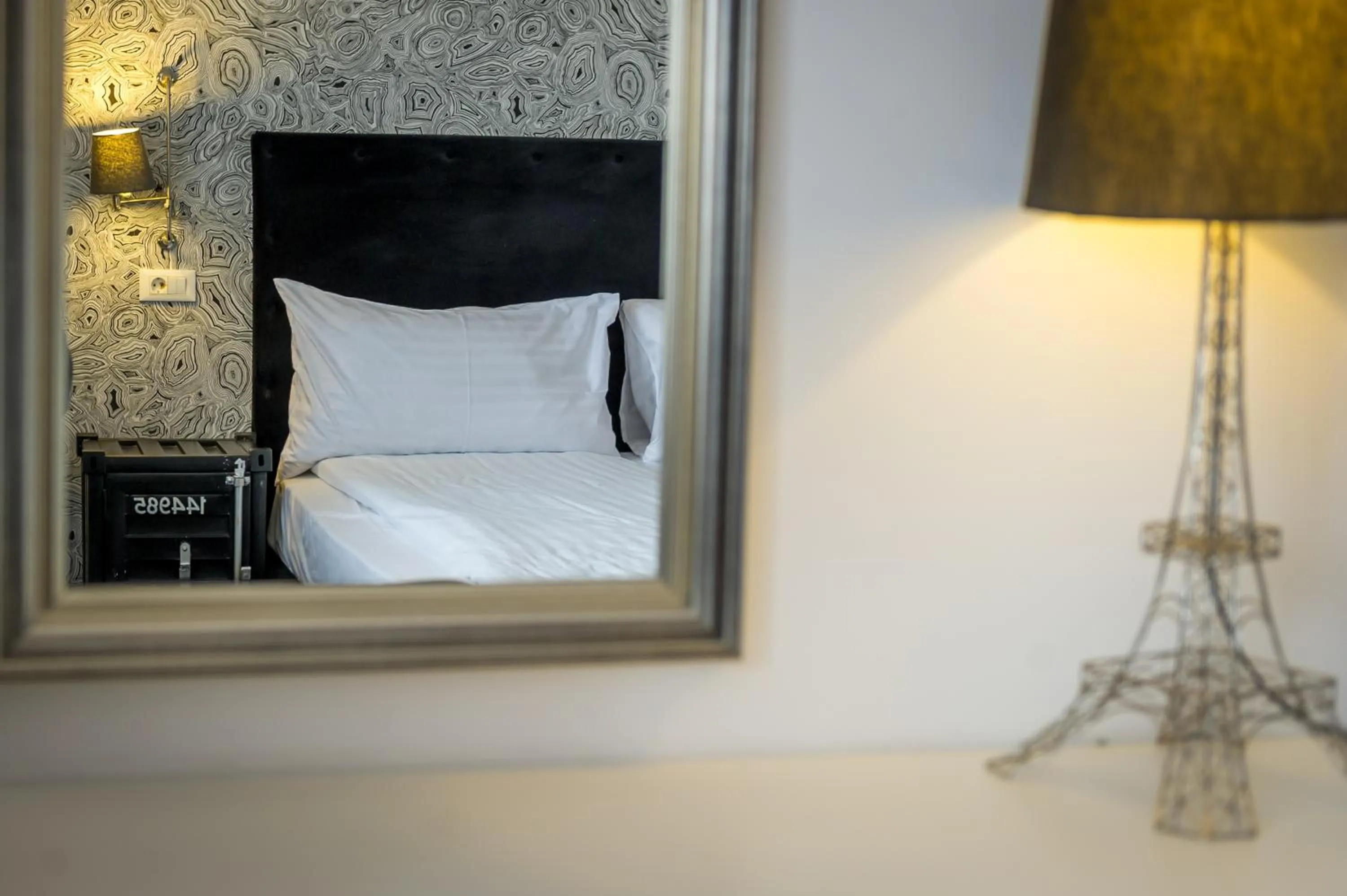 Bed in Apart Hotel Vlad Tepes