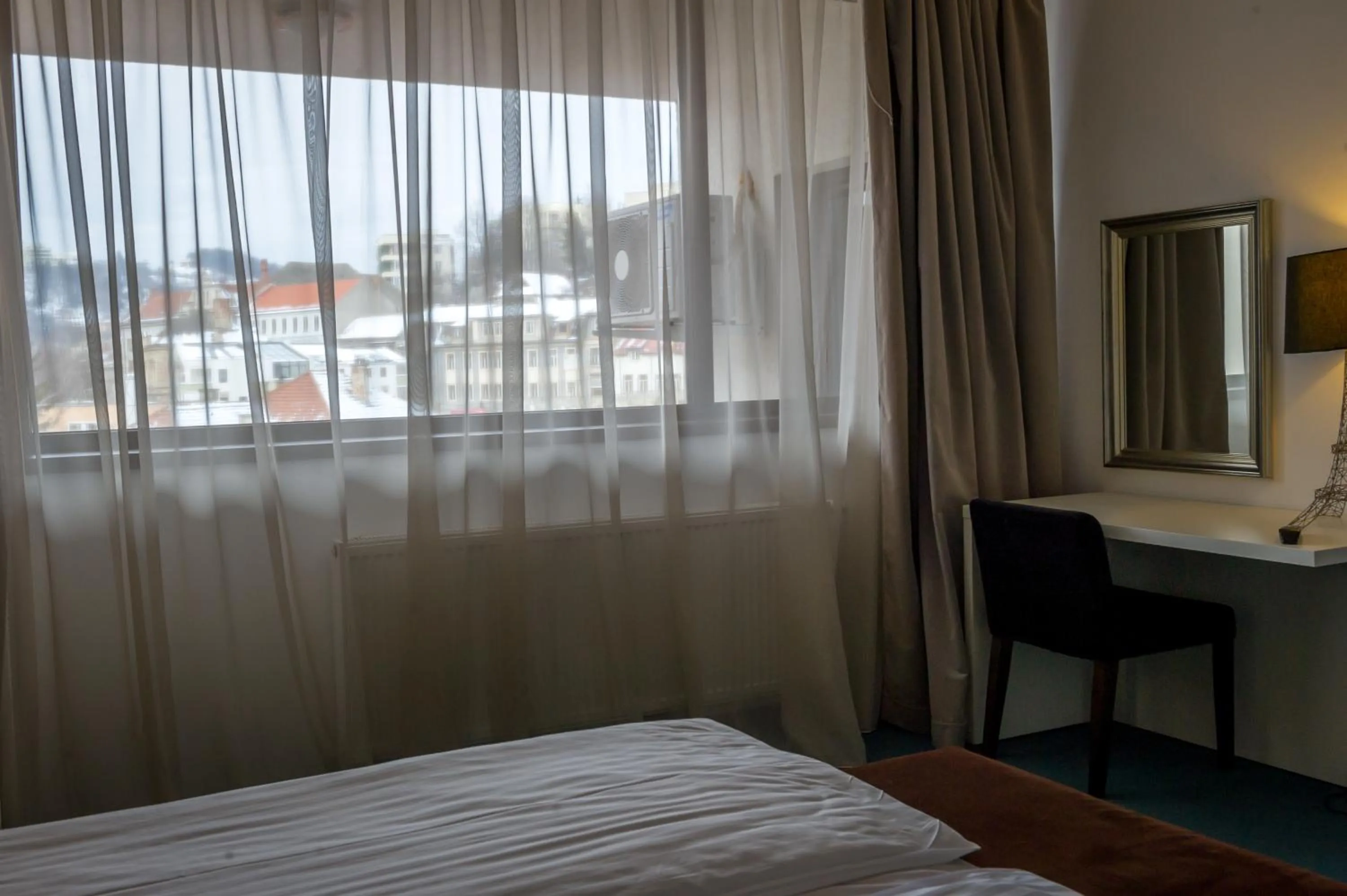 Bed in Apart Hotel Vlad Tepes