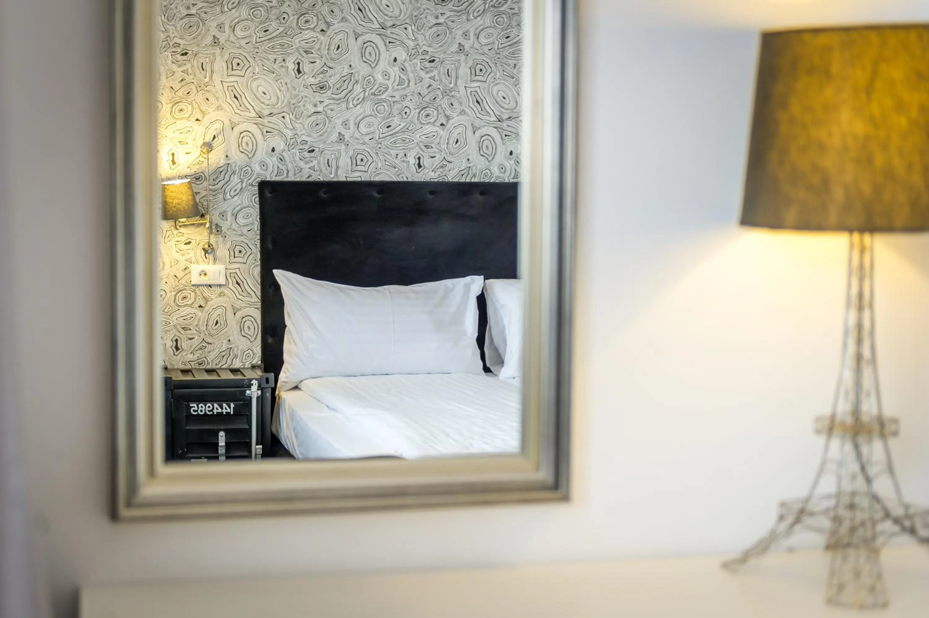 Bed in Apart Hotel Vlad Tepes