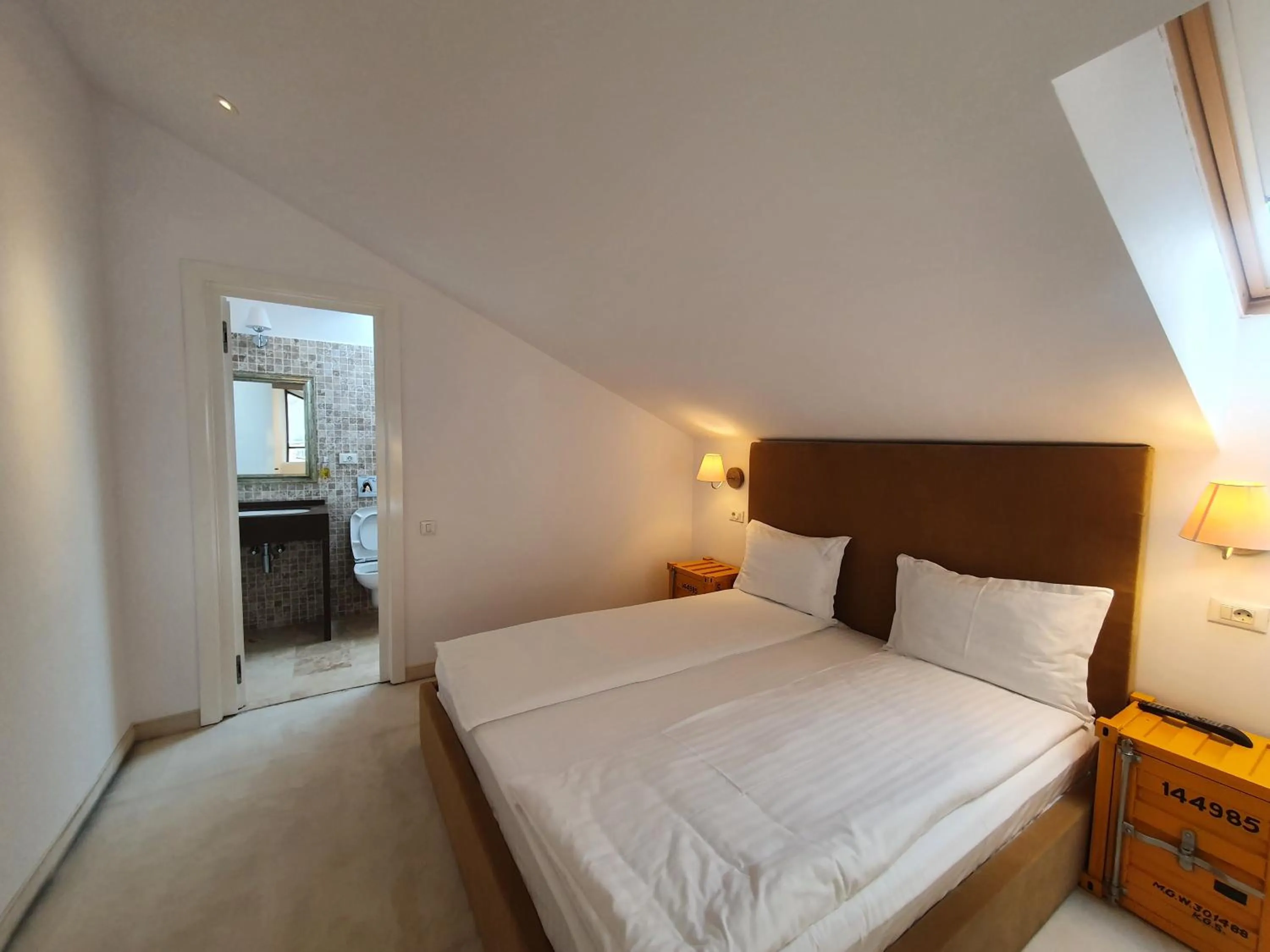 Bed in Apart Hotel Vlad Tepes