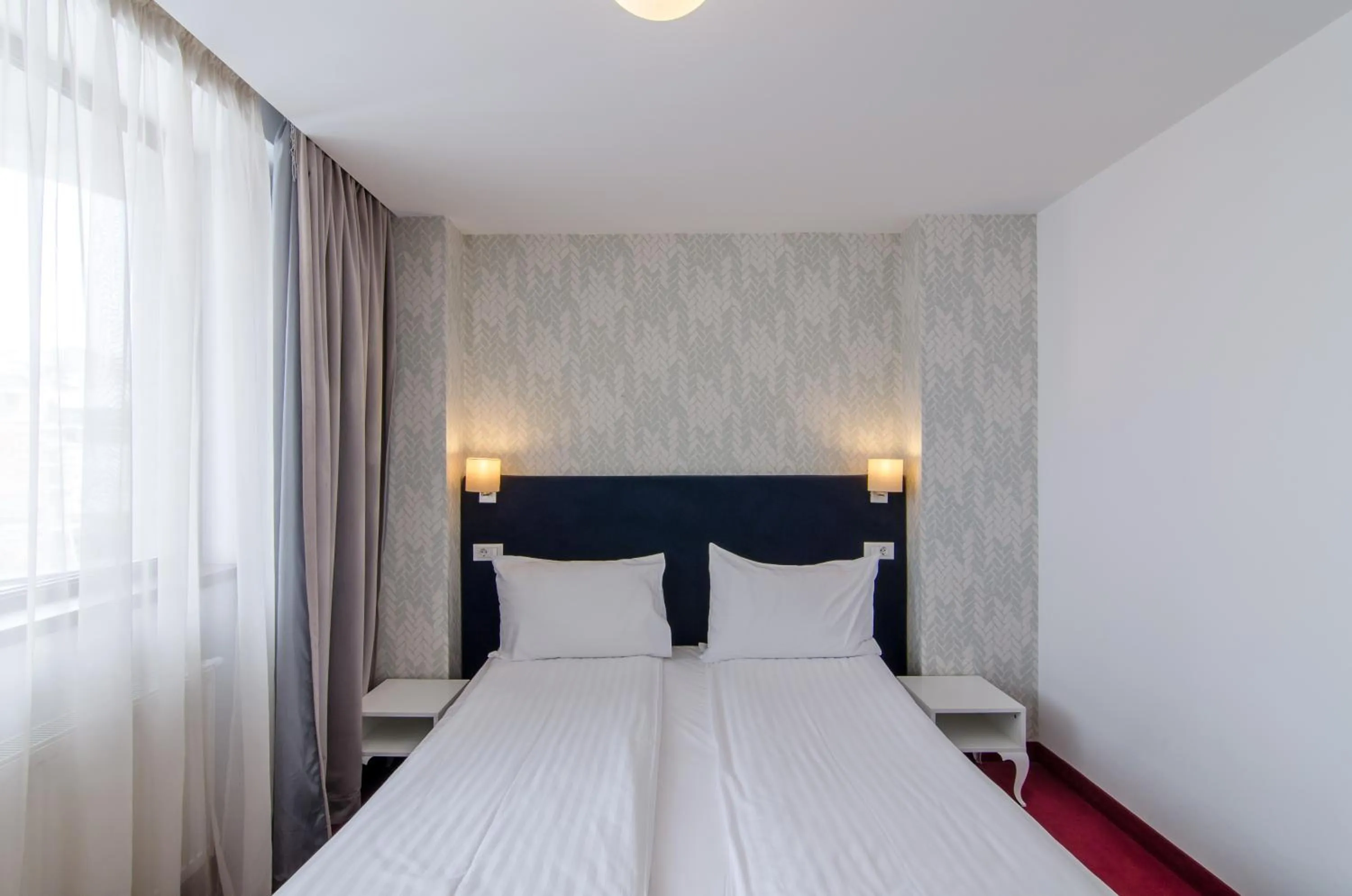 Bed in Apart Hotel Vlad Tepes