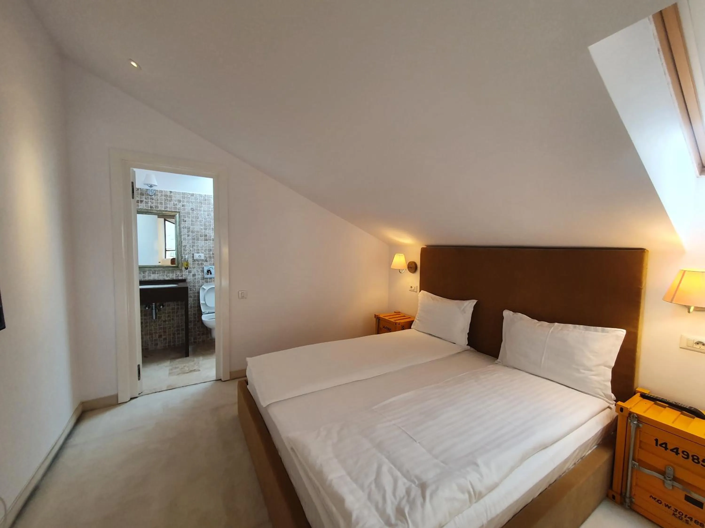 Bed in Apart Hotel Vlad Tepes