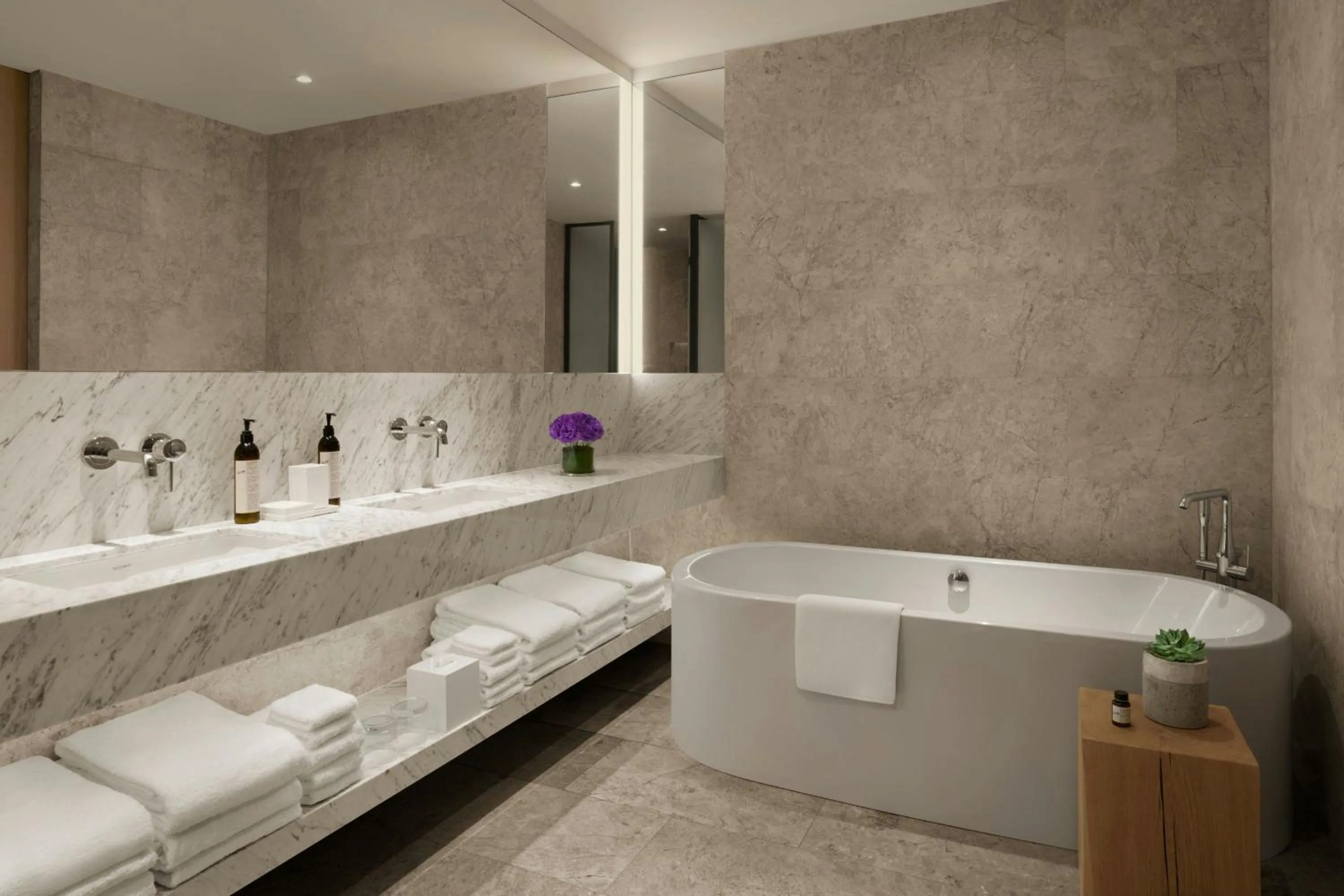 Bathroom in The Bodrum EDITION