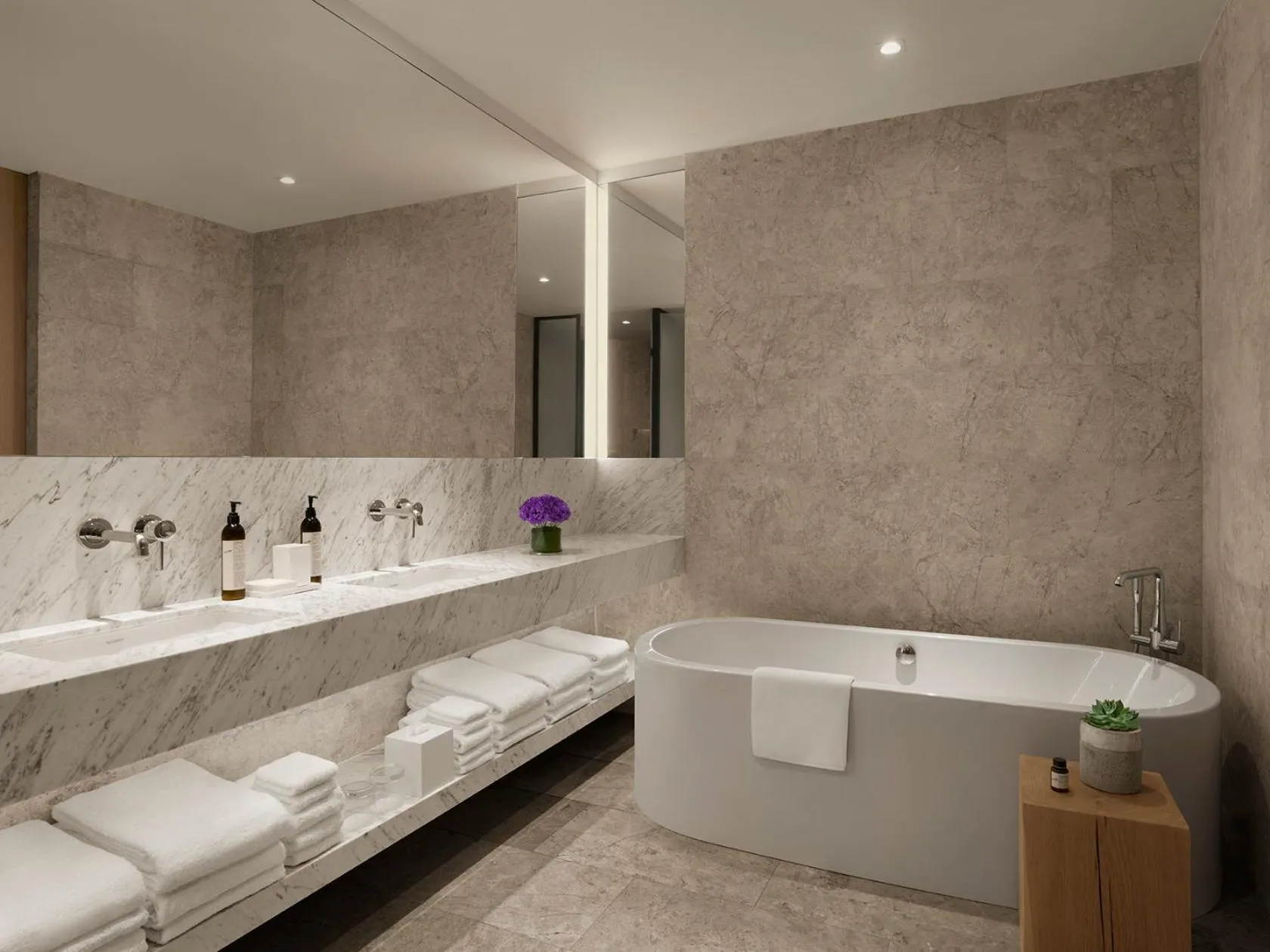 Bathroom in The Bodrum EDITION