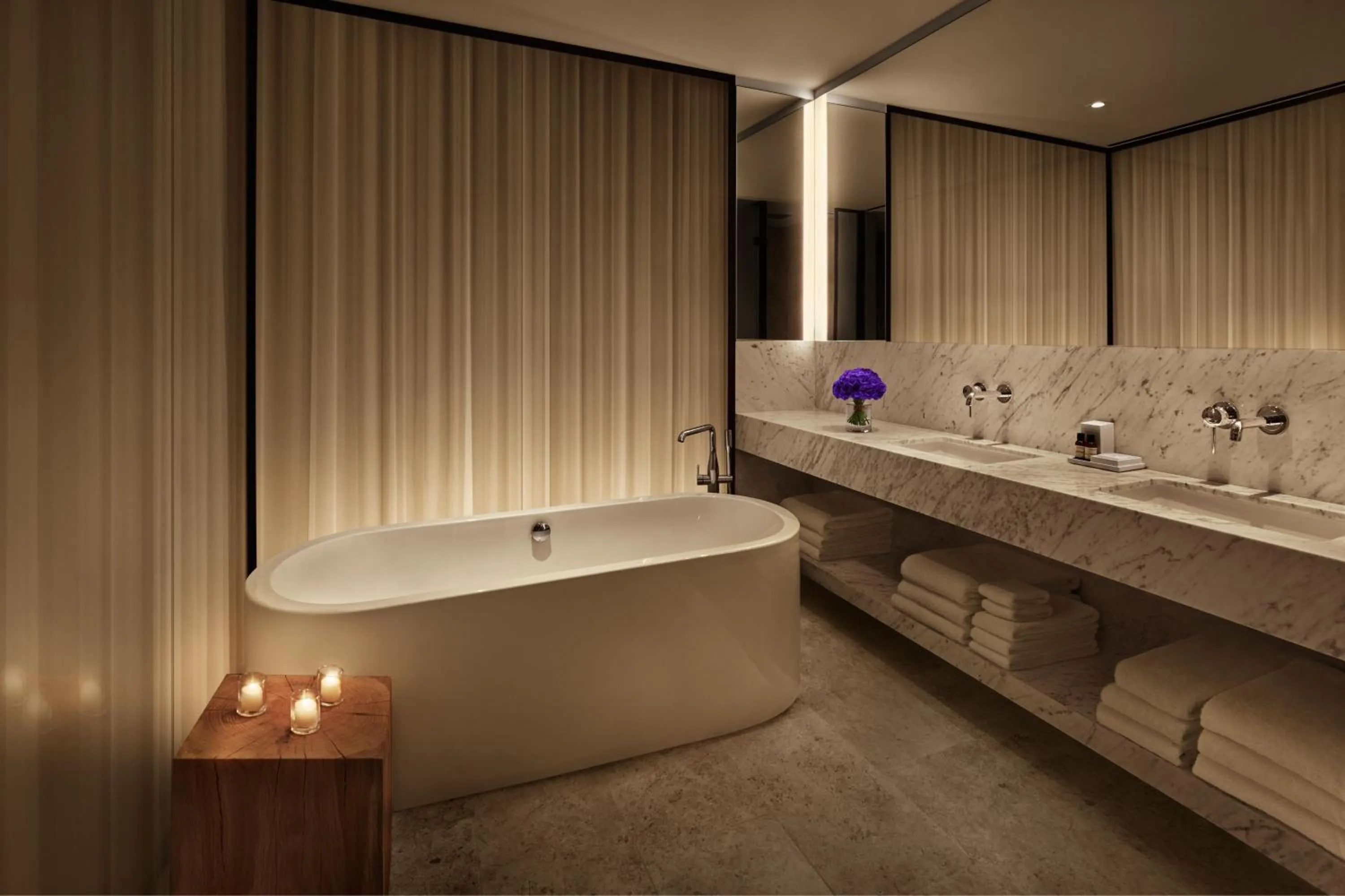 Bathroom in The Bodrum EDITION