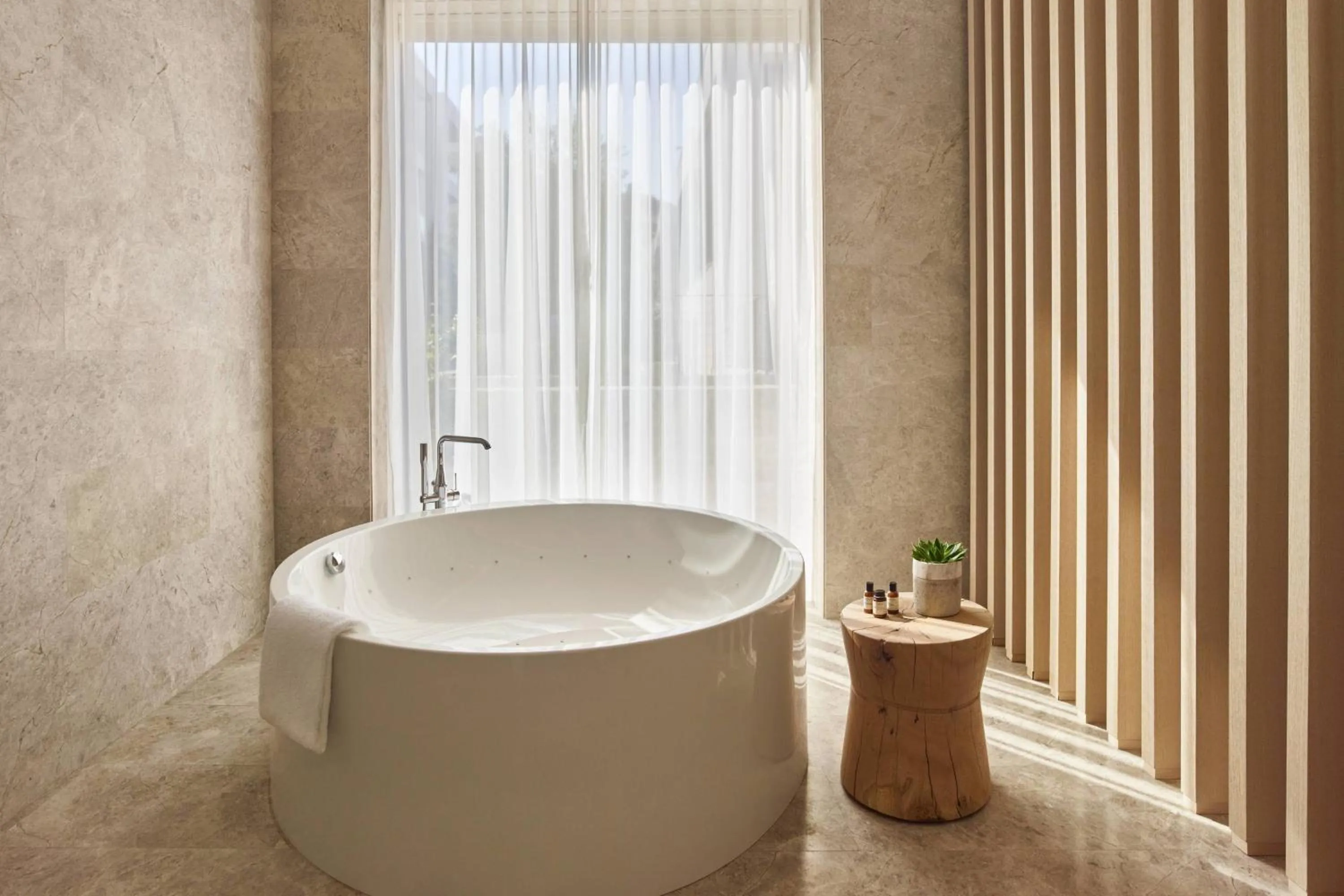 Bathroom in The Bodrum EDITION