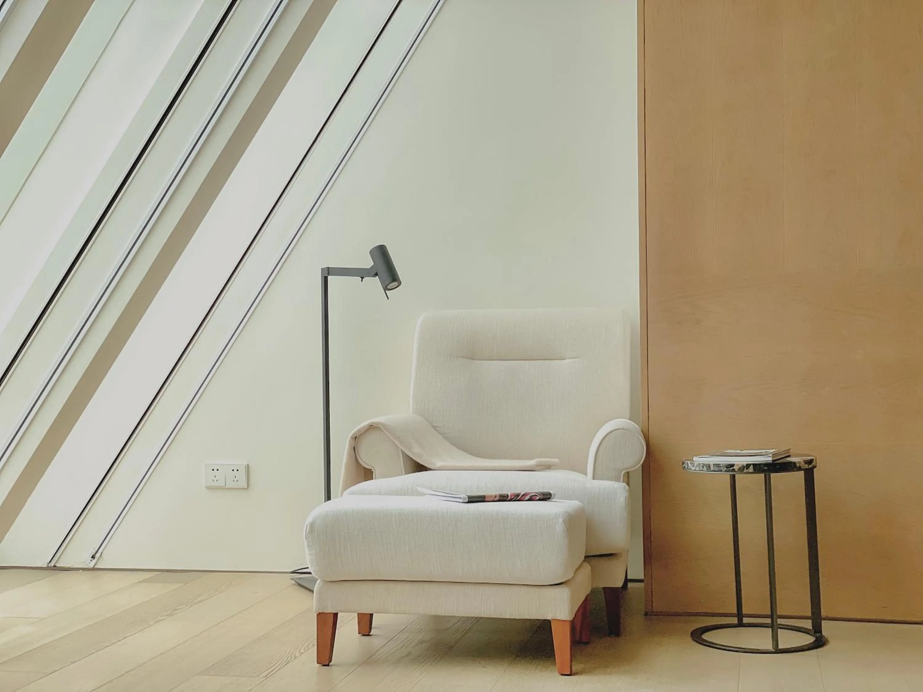 Seating area in The Shanghai EDITION