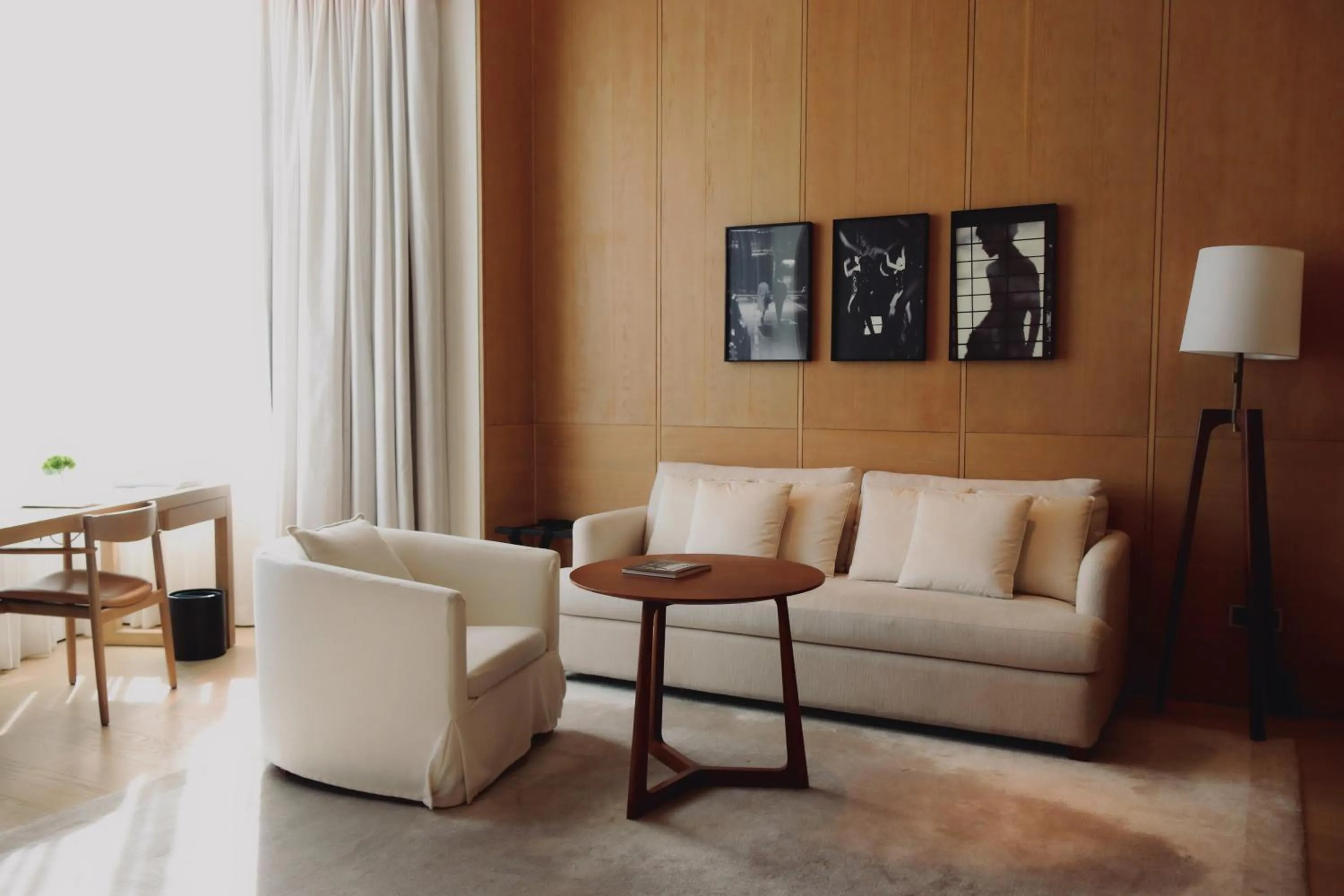 Seating area in The Shanghai EDITION