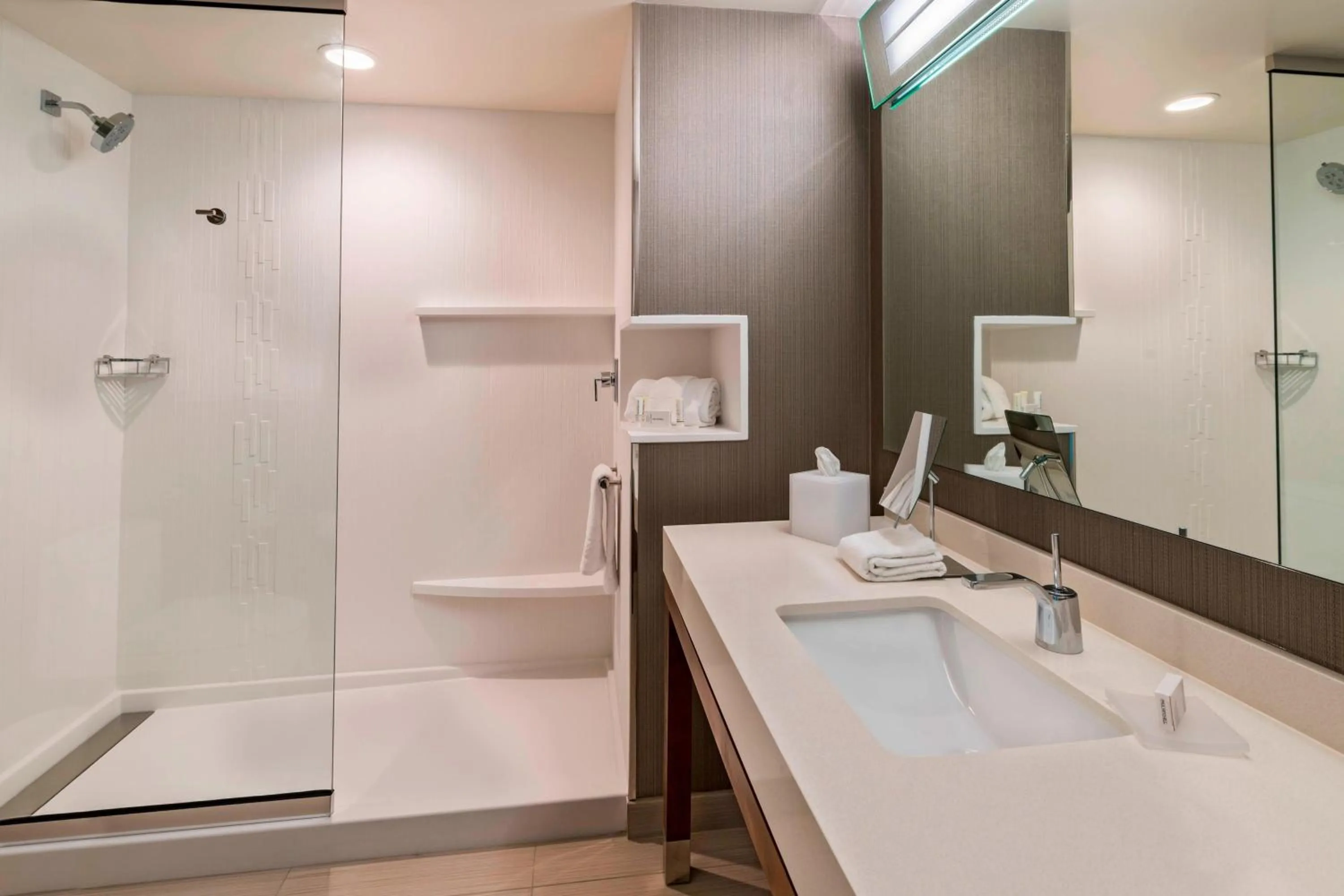 Bathroom in Courtyard by Marriott Tampa Northwest/Veterans Expressway