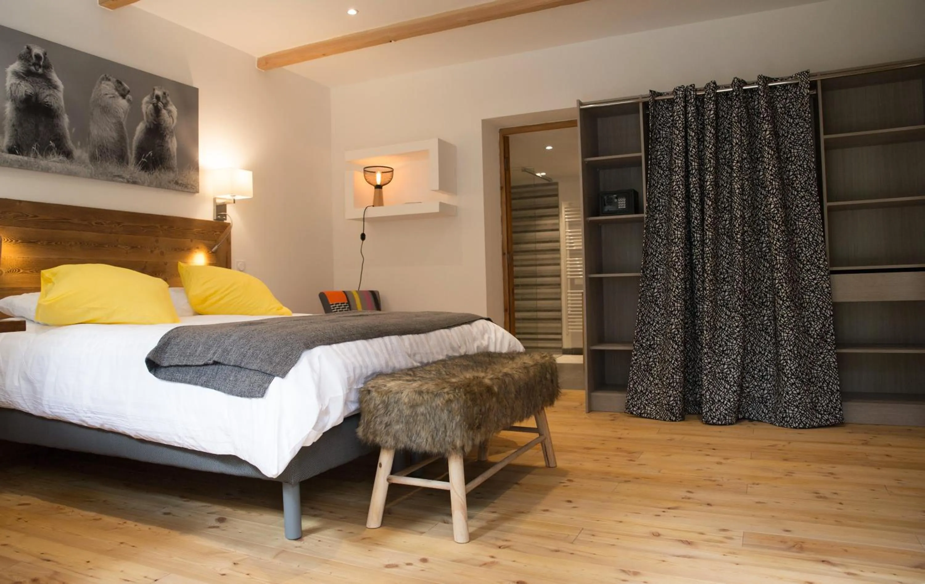 Bedroom, Bed in Le Passe Montagne