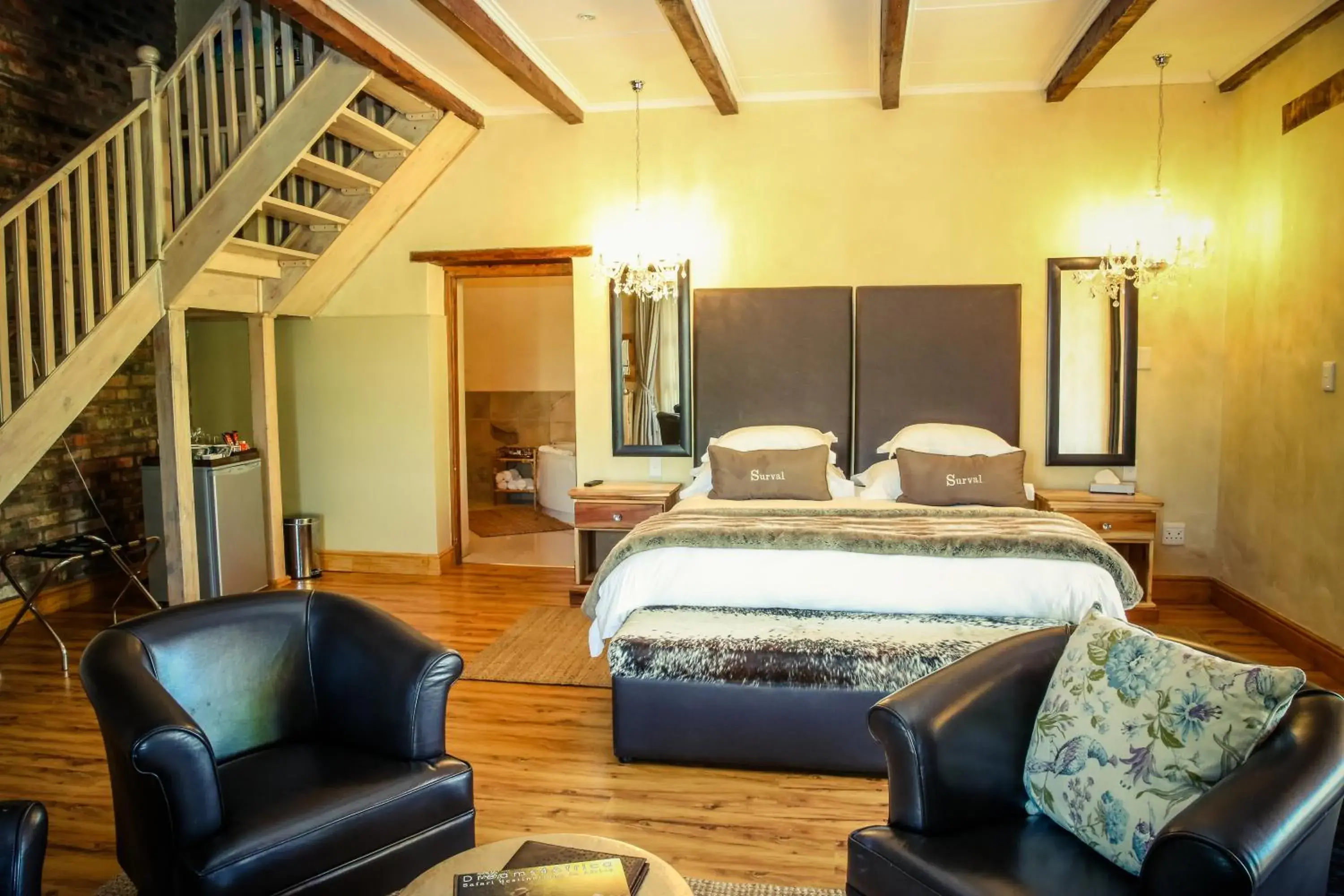 Large Family Room - Upstairs in Surval Boutique Olive Estate Large Family Room - Upstairs in Surval Boutique Olive Estate