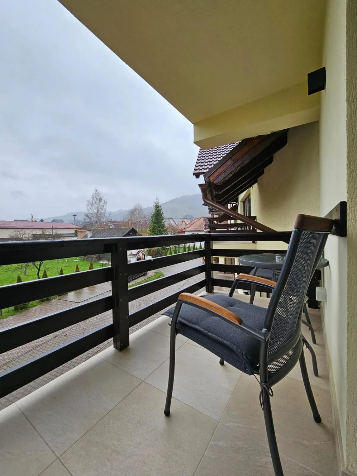 Patio in Pensiunea Andrei Moieciu