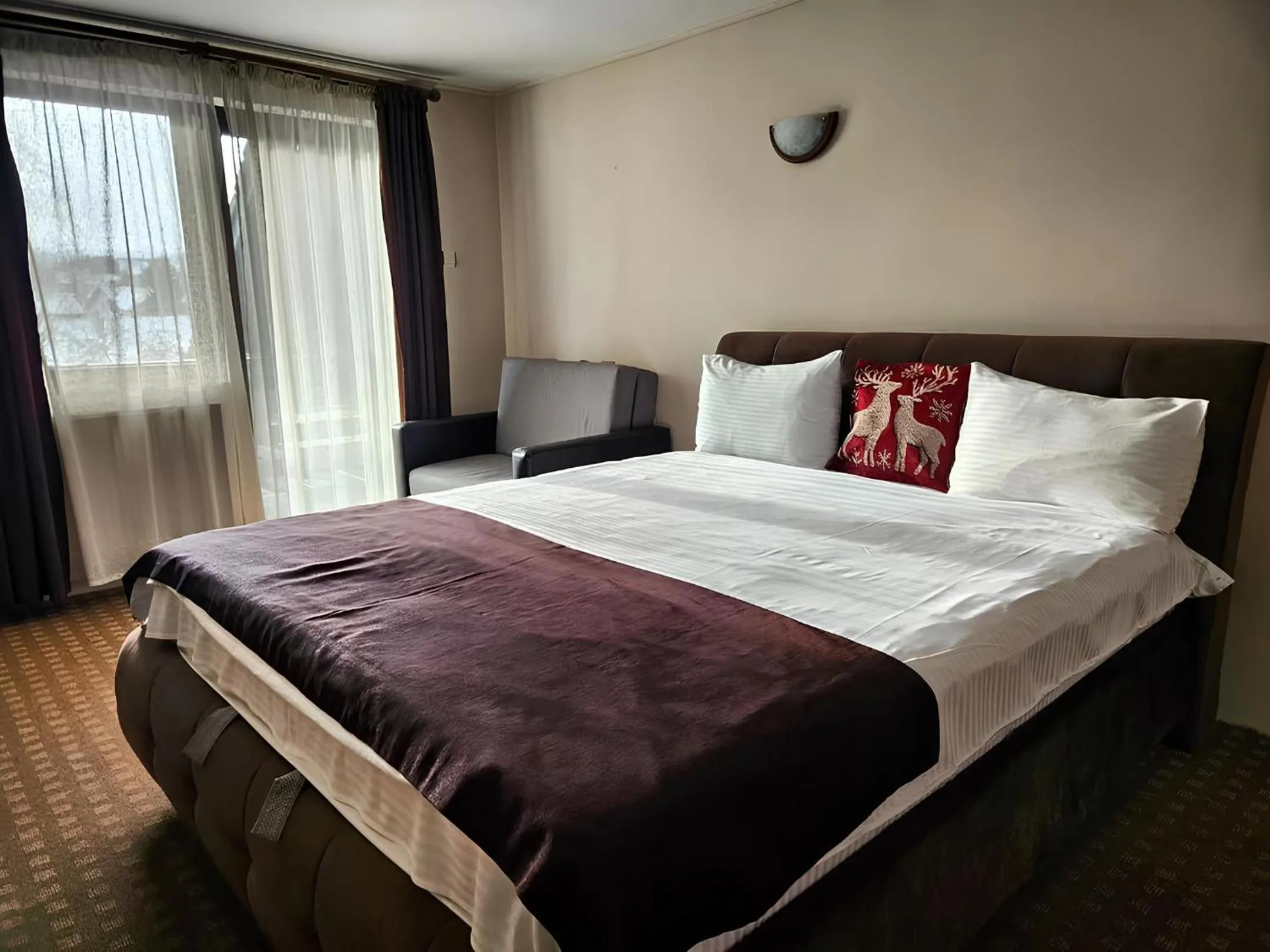 Bedroom, Bed in Pensiunea Andrei Moieciu