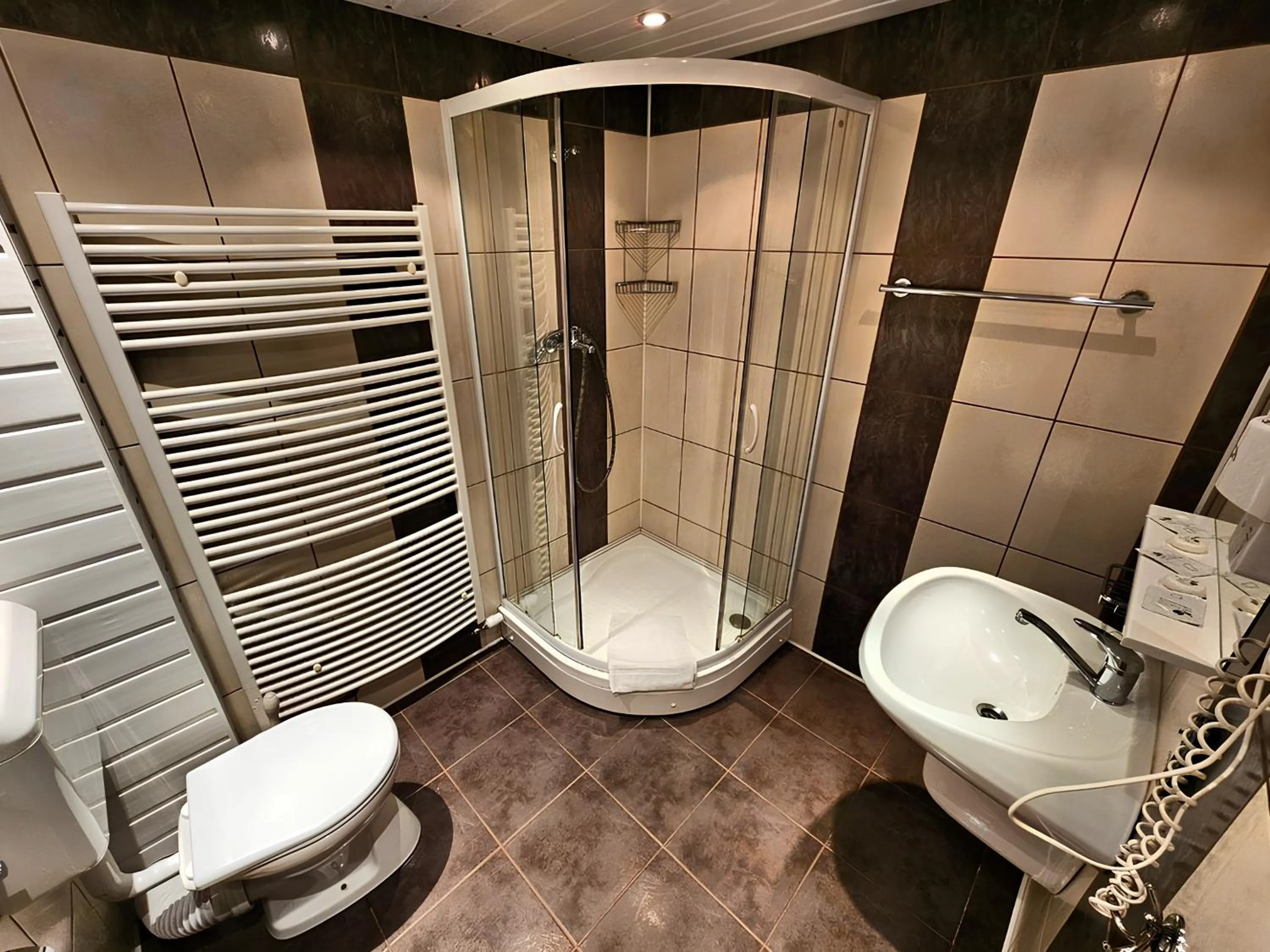 Shower in Pensiunea Andrei Moieciu