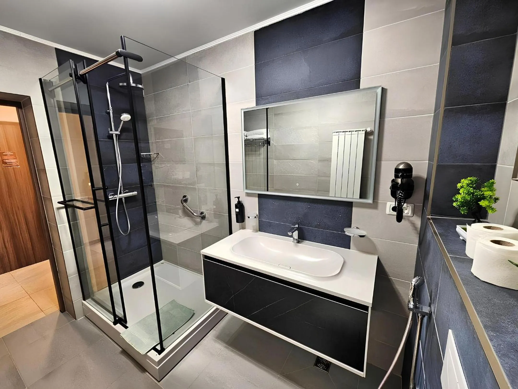 Shower in Pensiunea Andrei Moieciu