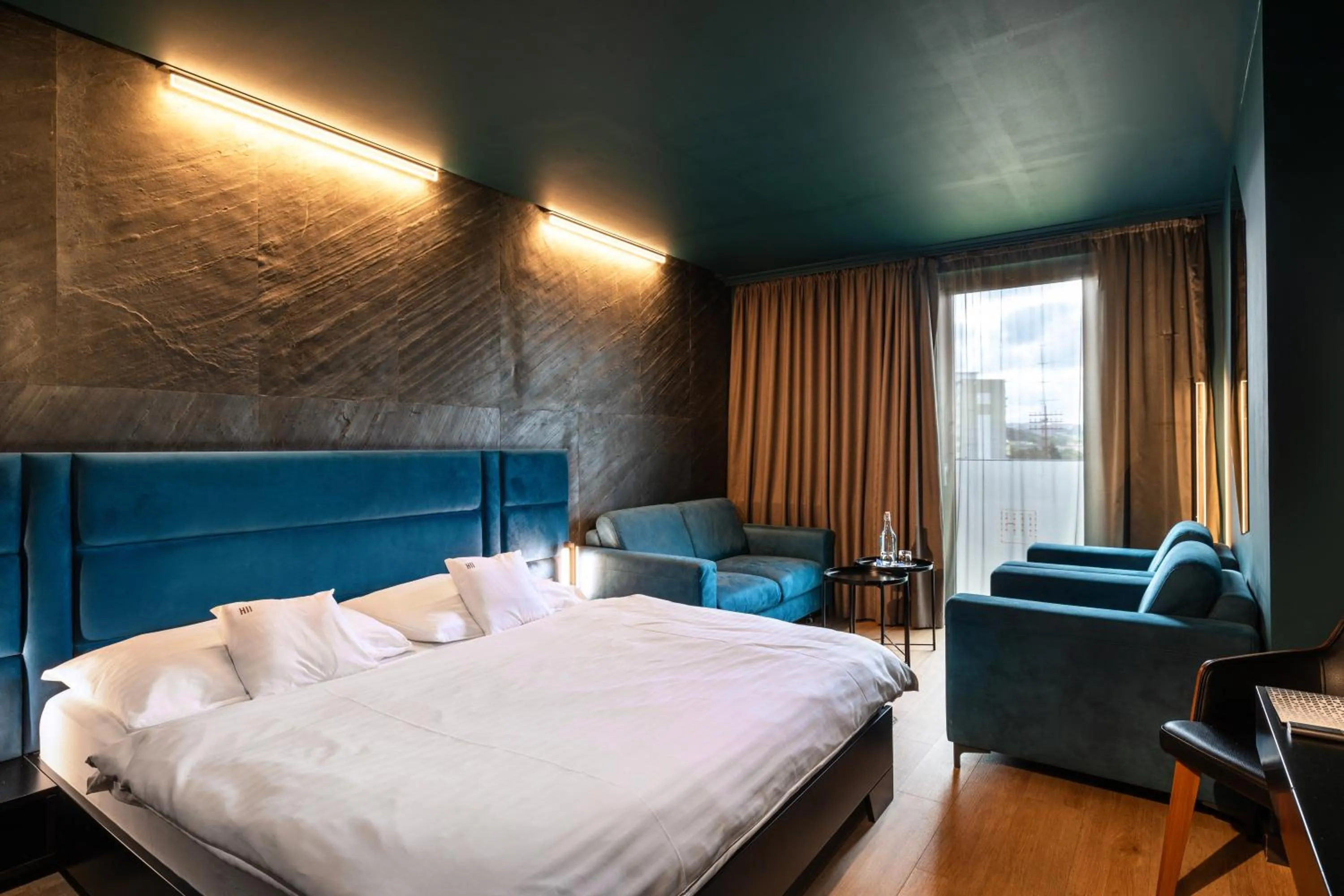 Bed in BOUTIQUE HOTEL11 with rooftop SPA