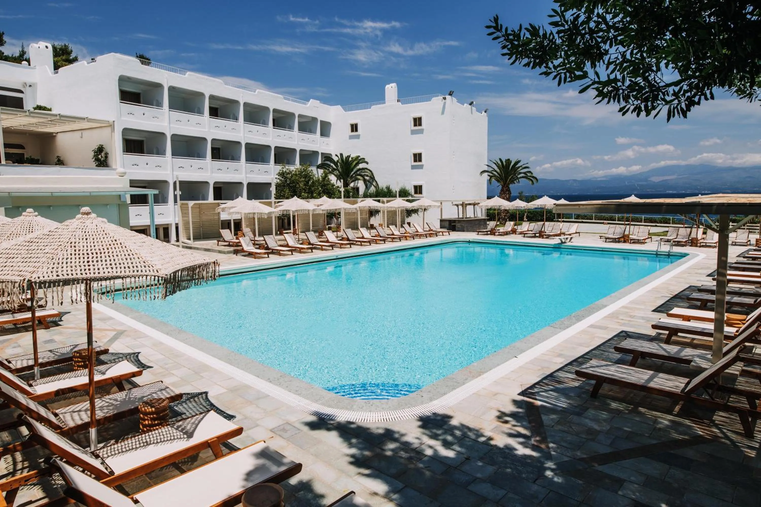 Swimming pool in Brown Beach Chalkida Resort, a member of Brown Hotels