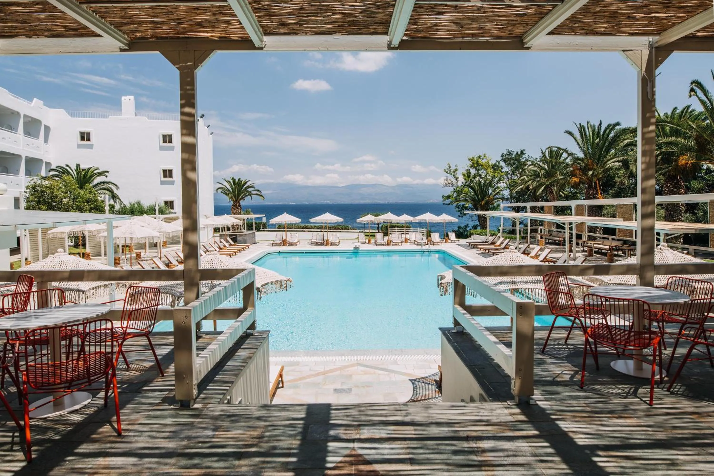 Swimming pool in Brown Beach Chalkida Resort, a member of Brown Hotels