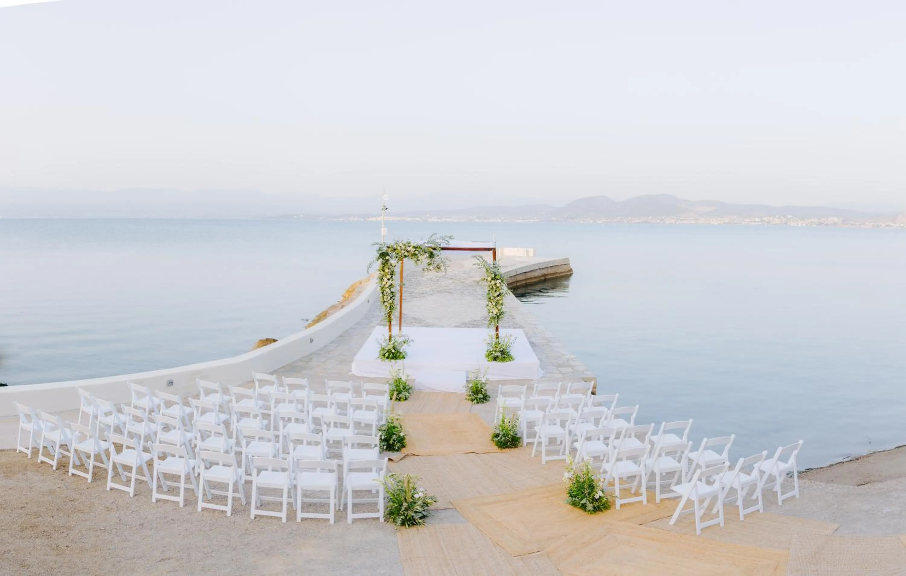 wedding in Brown Beach Chalkida Resort, a member of Brown Hotels