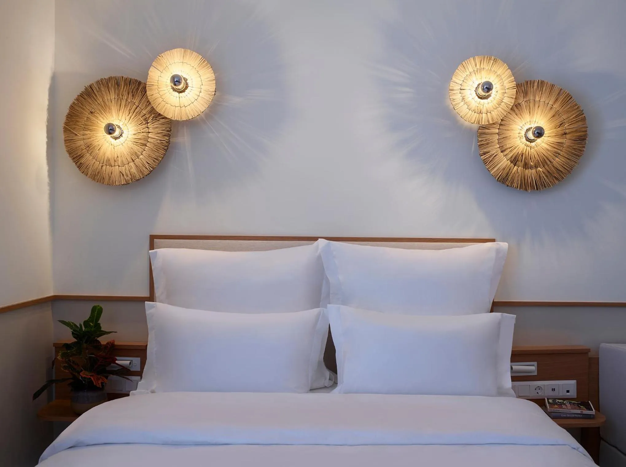 Bedroom, Bed in Brown Beach Chalkida Resort, a member of Brown Hotels