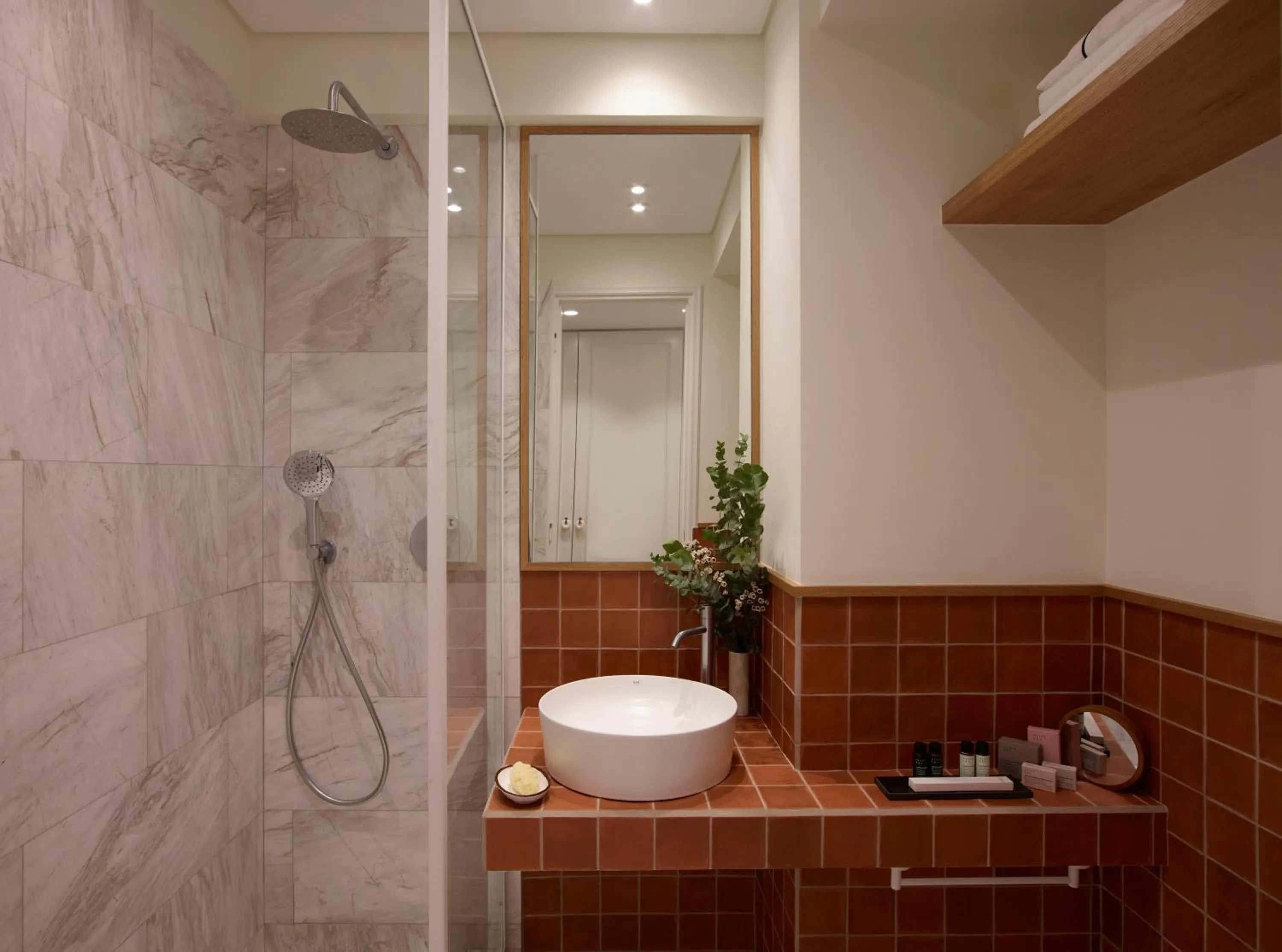 Bathroom in Brown Beach Chalkida Resort, a member of Brown Hotels