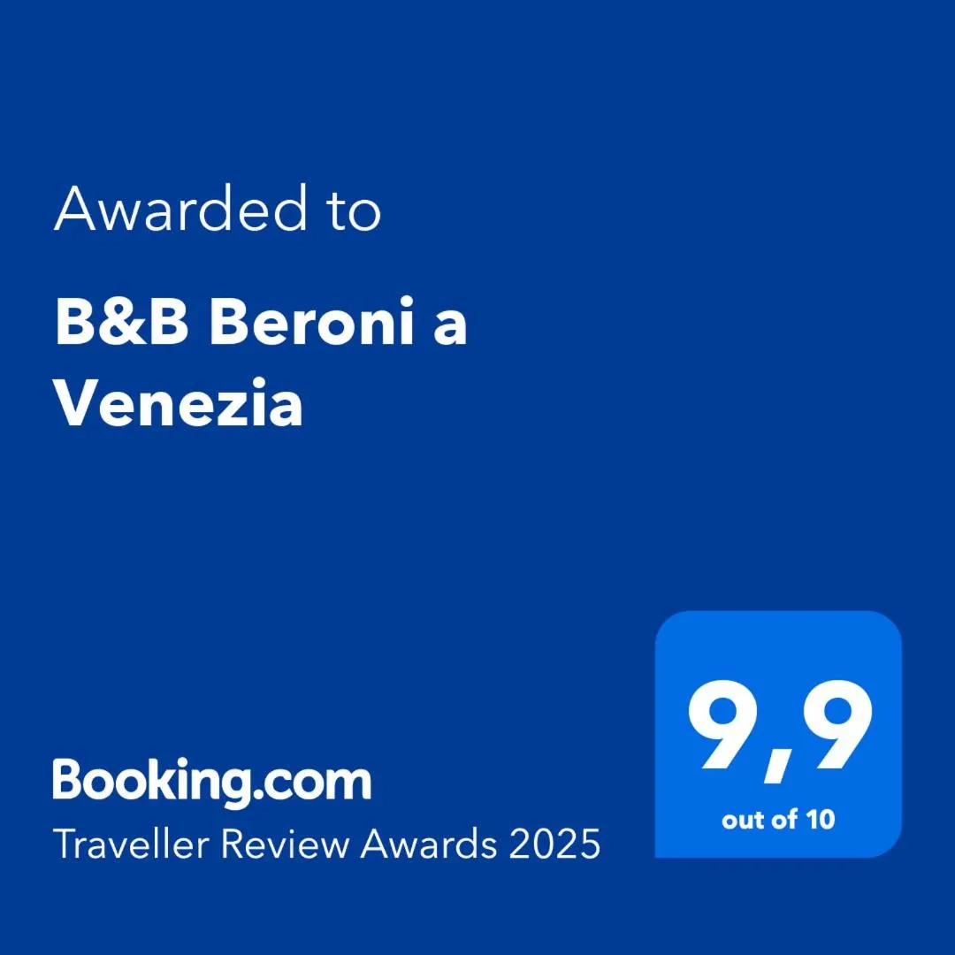 Logo/Certificate/Sign in B&B Beroni a Venezia