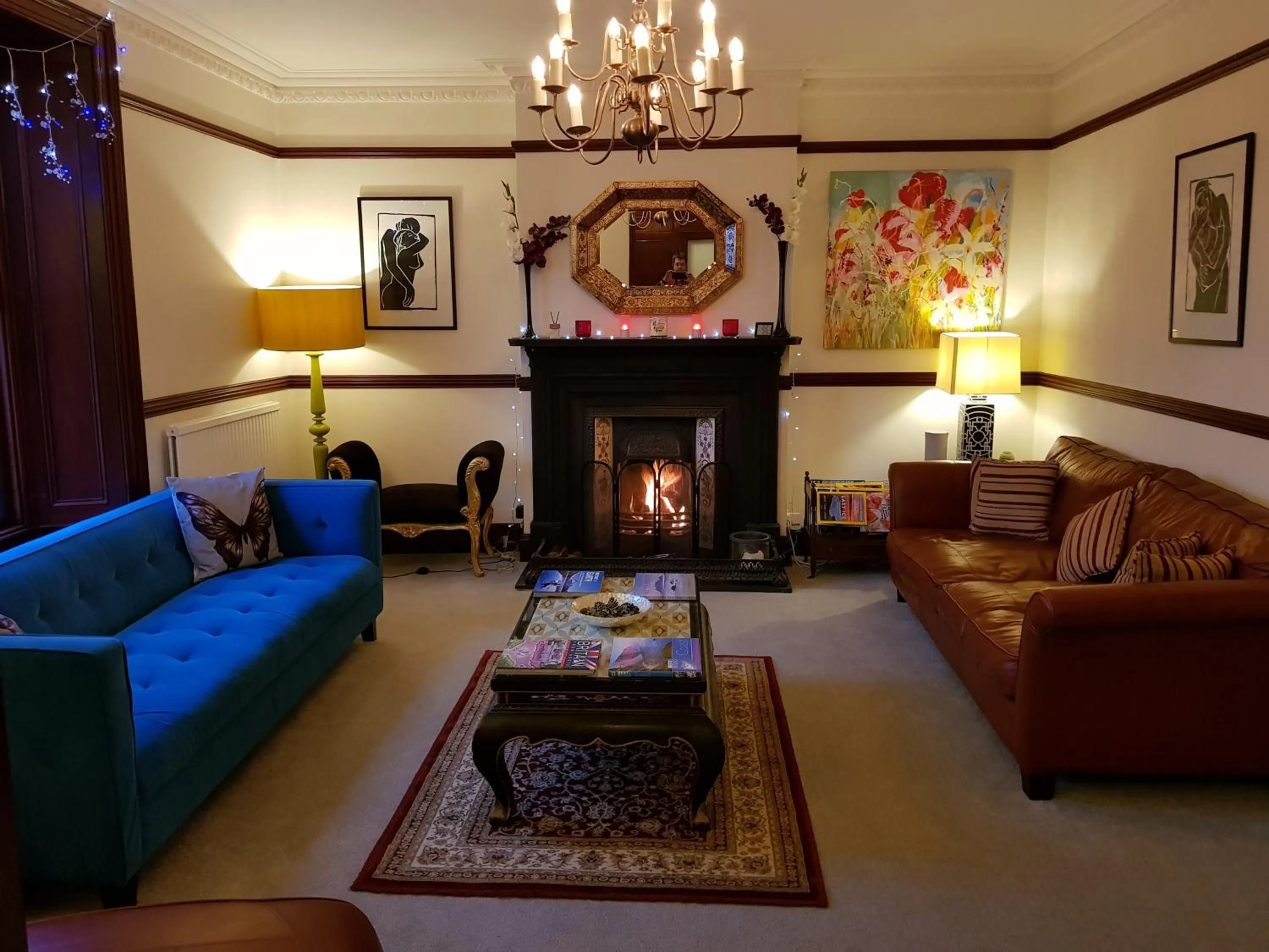 Living room in Redhill House Boutique Hotel