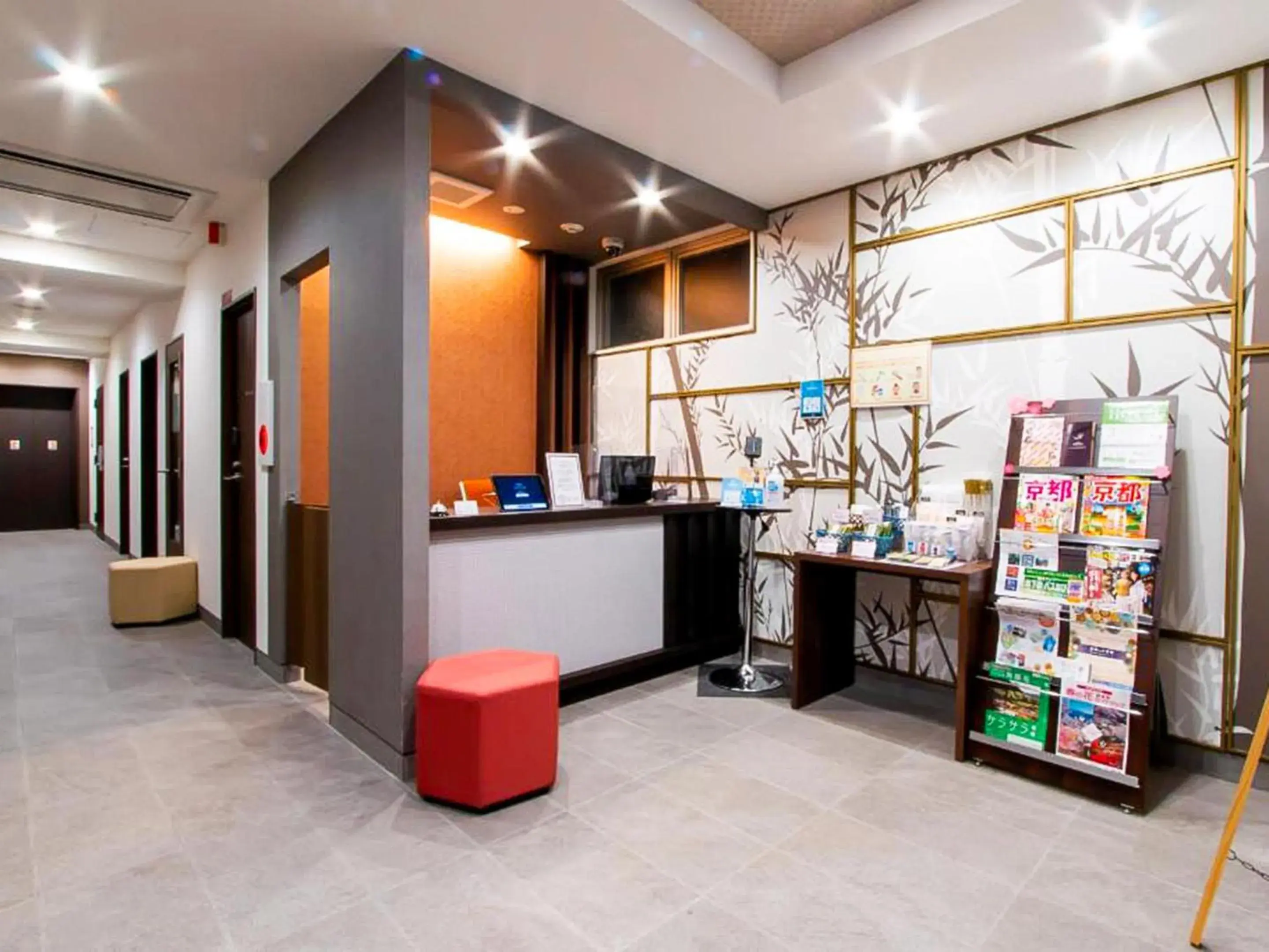 Lobby or reception in Meldia Stay Nijojo Lobby or reception in Meldia Stay Nijojo