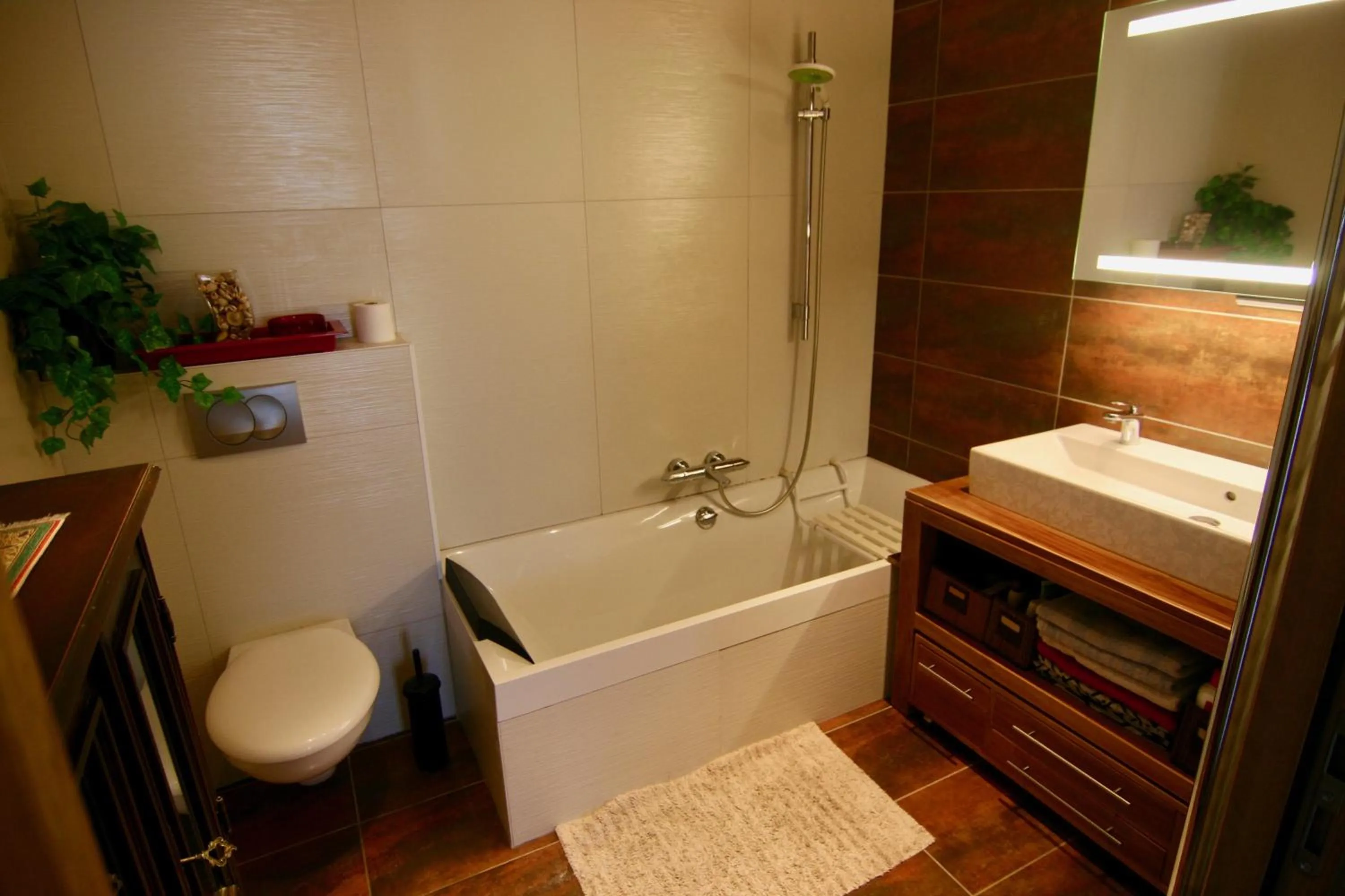 Shower in bibou's room Paris