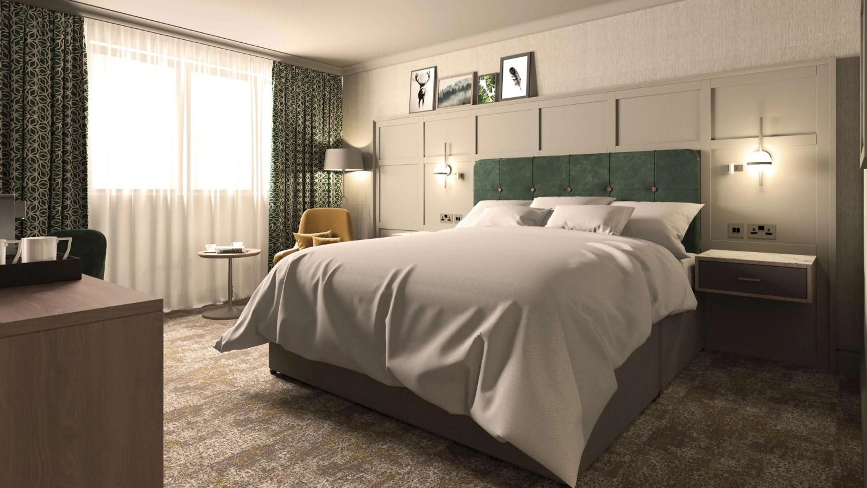 Bedroom, Bed in Doubletree by Hilton Belfast Templepatrick