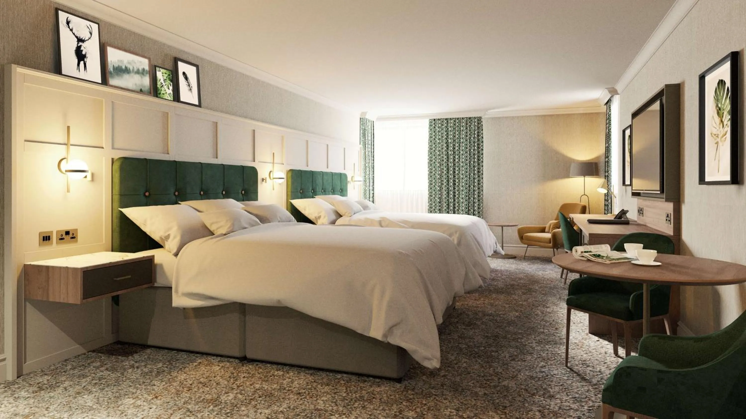 Bedroom, Bed in Doubletree by Hilton Belfast Templepatrick