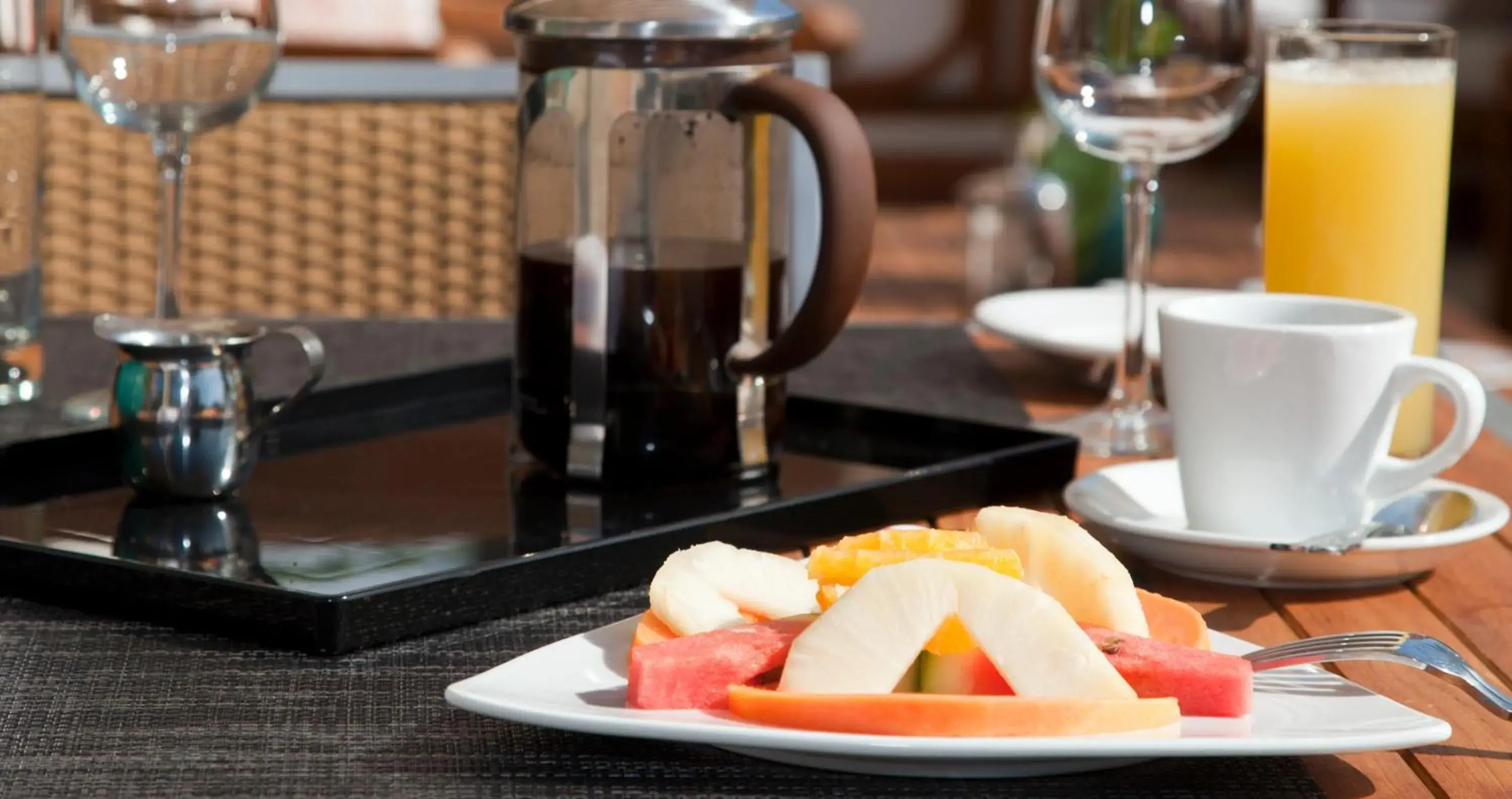 Food close-up in Sandy Haven Resort Food close-up in Sandy Haven Resort