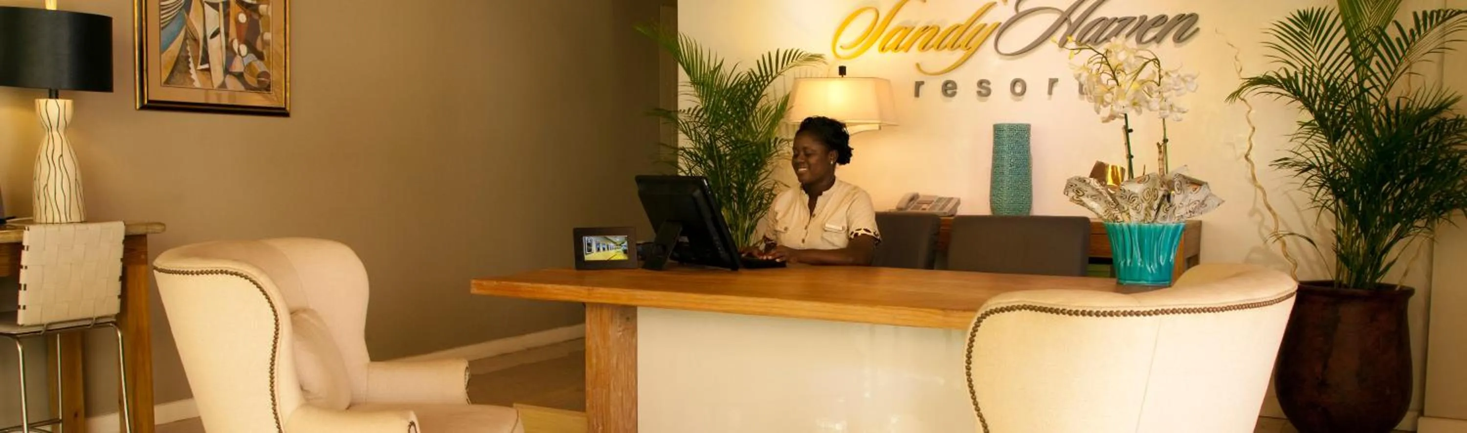 Lobby or reception in Sandy Haven Resort