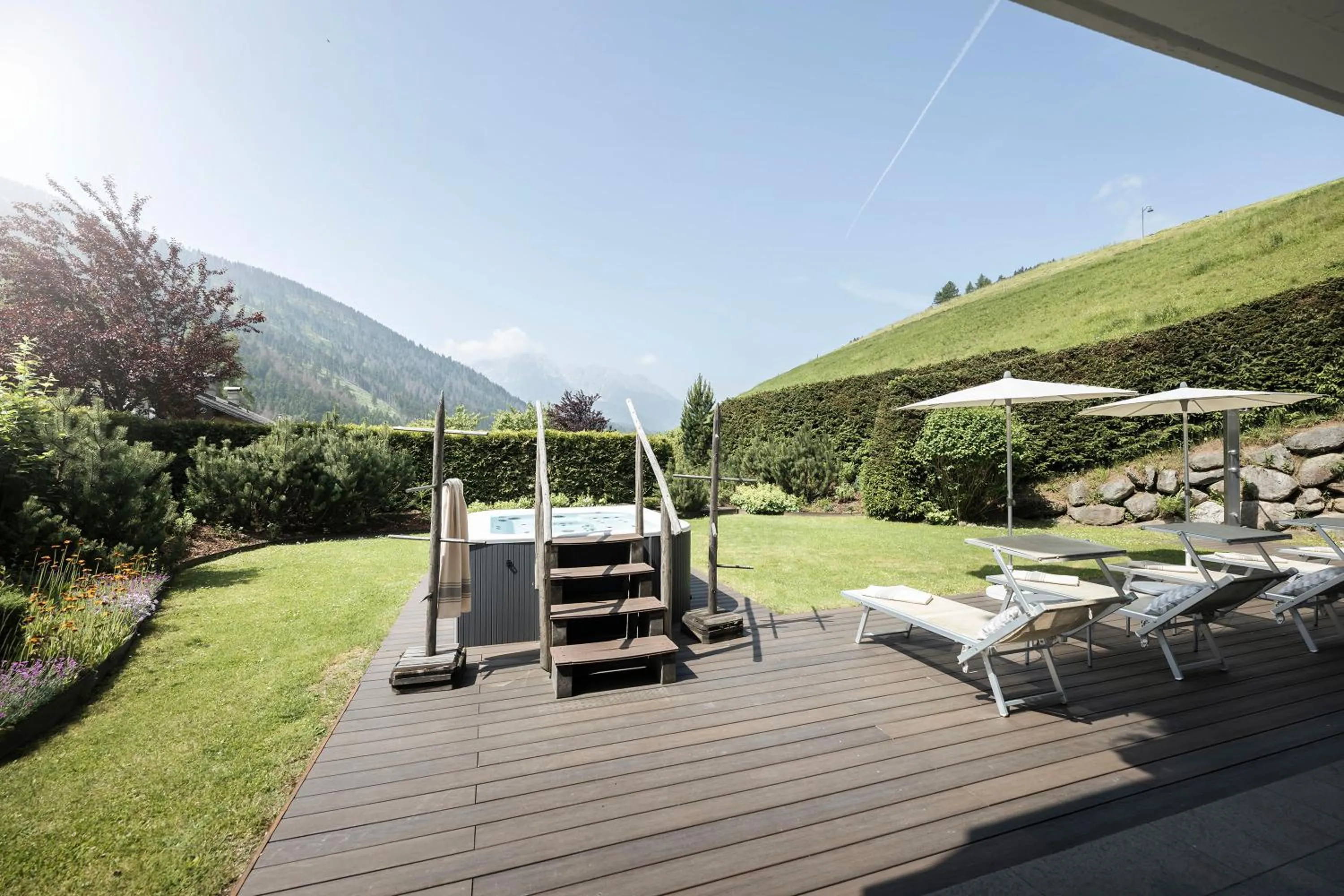 Hot Tub in Boutique Hotel Eggele