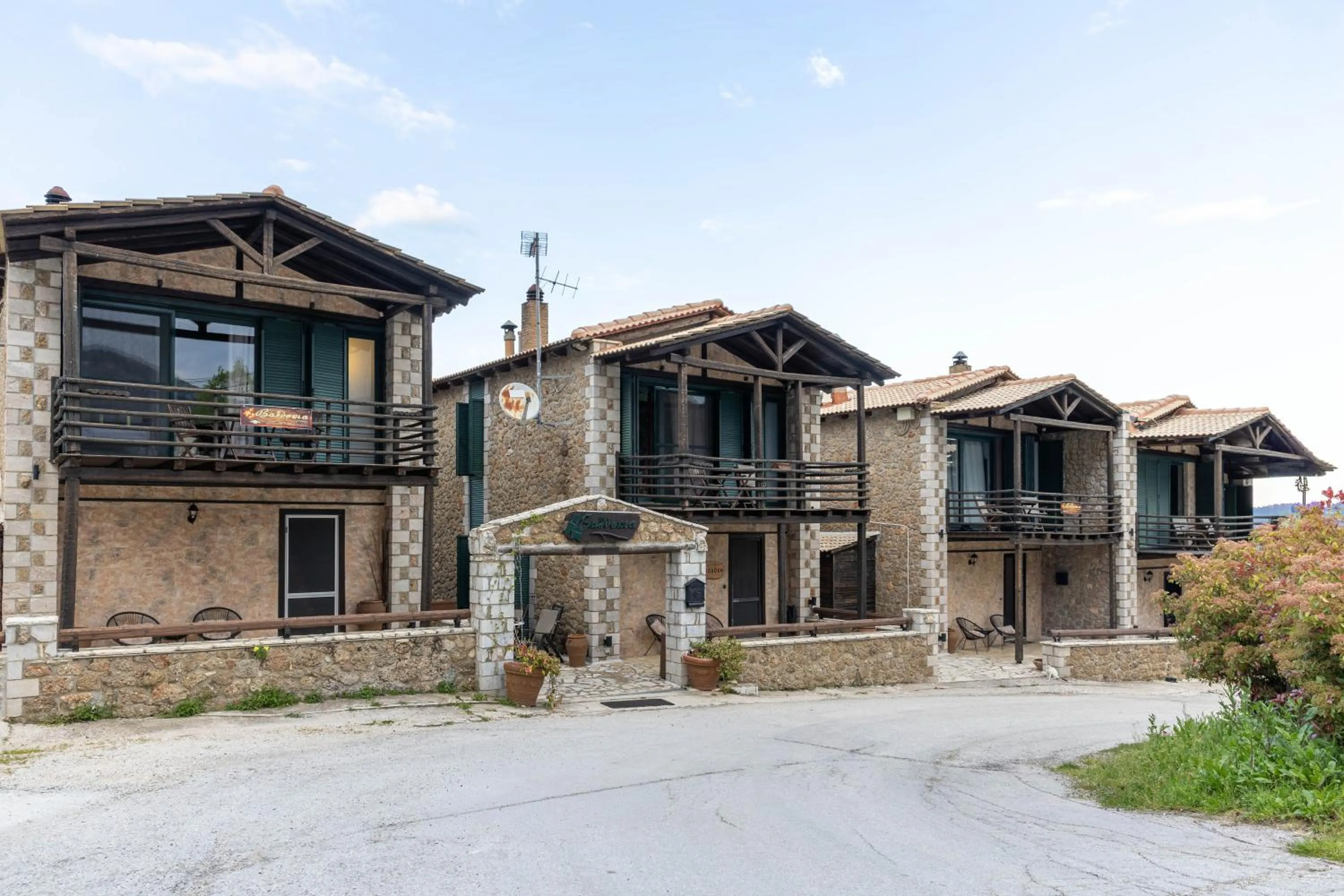Property building in Vathyskia Guesthouse