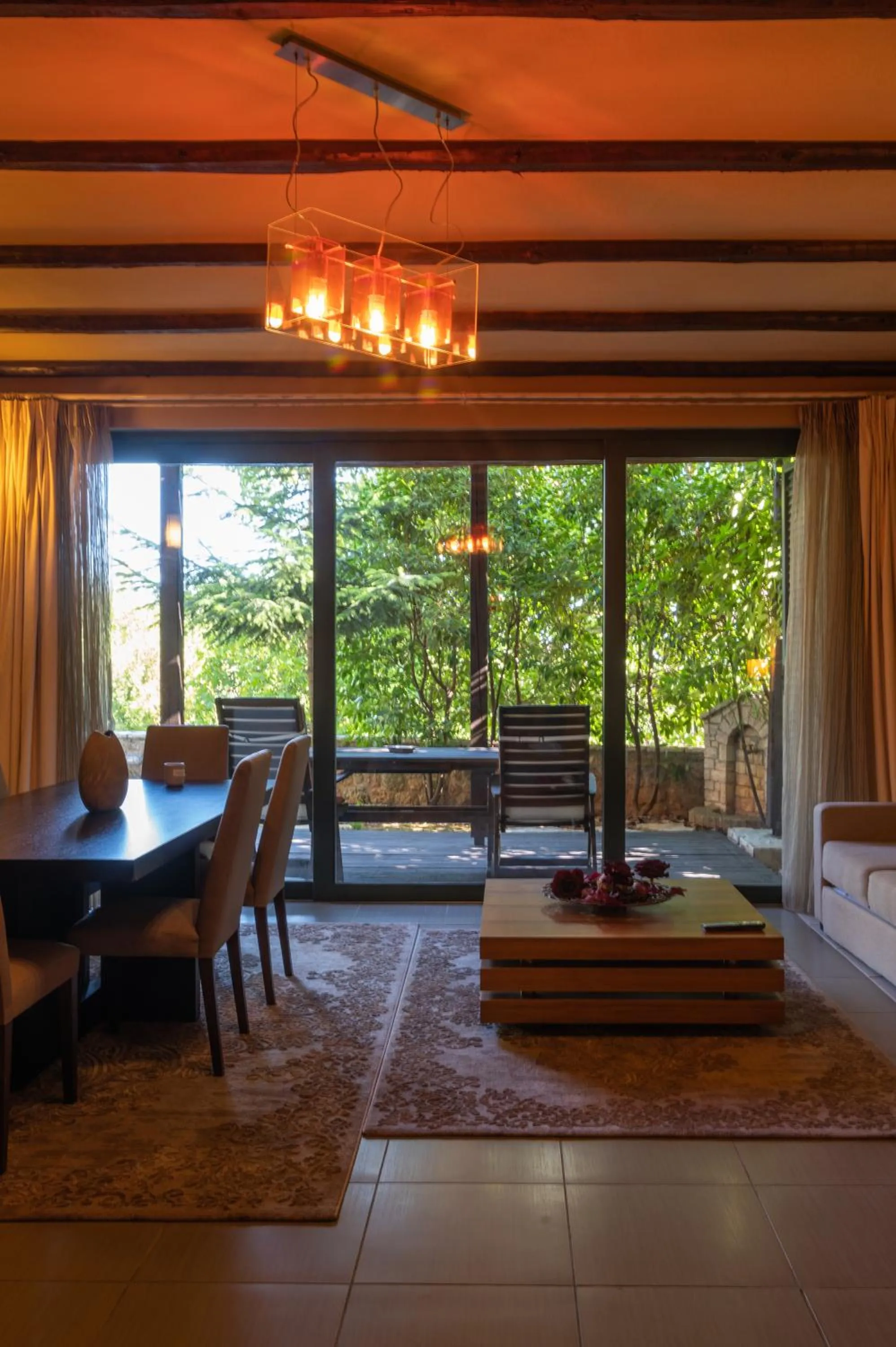 Garden in Vathyskia Guesthouse