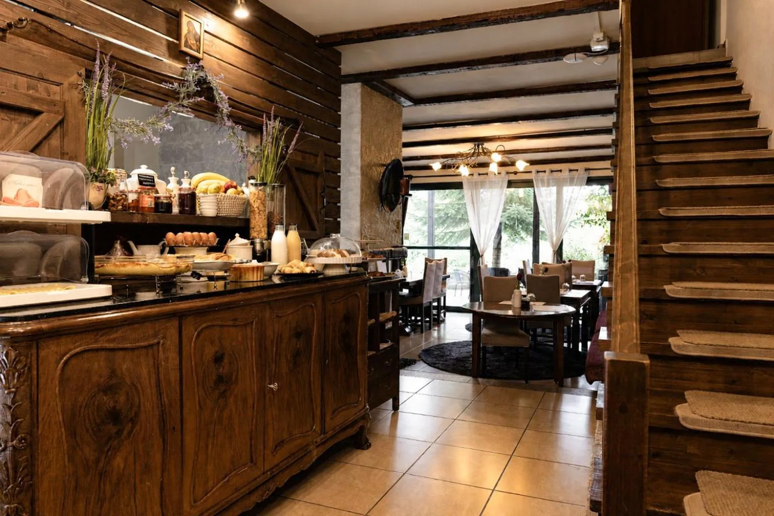 Coffee/tea facilities in Vathyskia Guesthouse