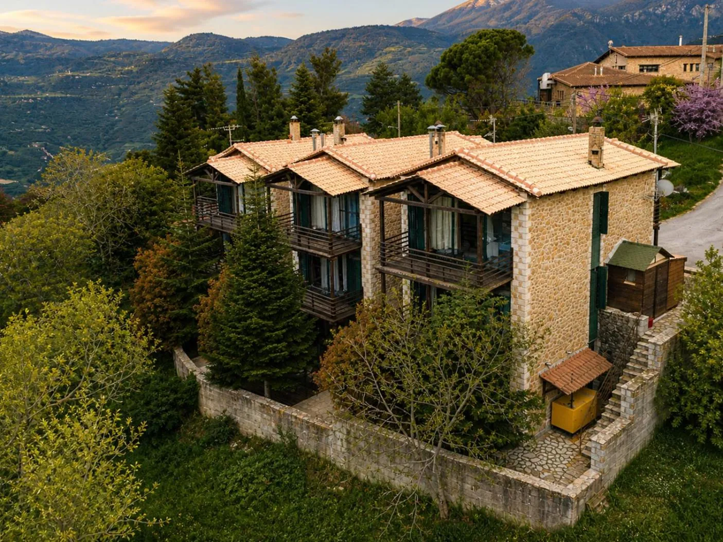 Property building in Vathyskia Guesthouse
