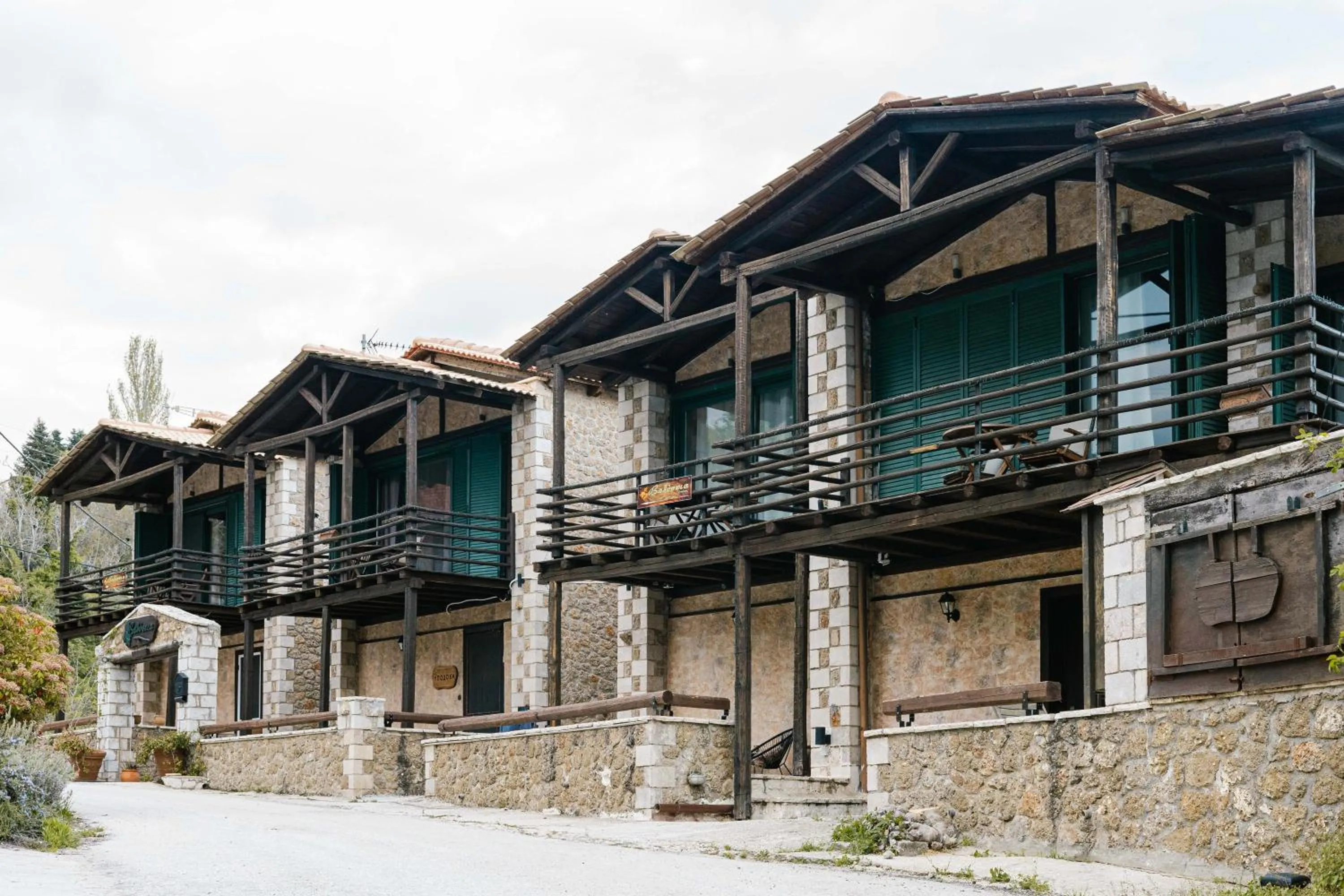 Property building in Vathyskia Guesthouse