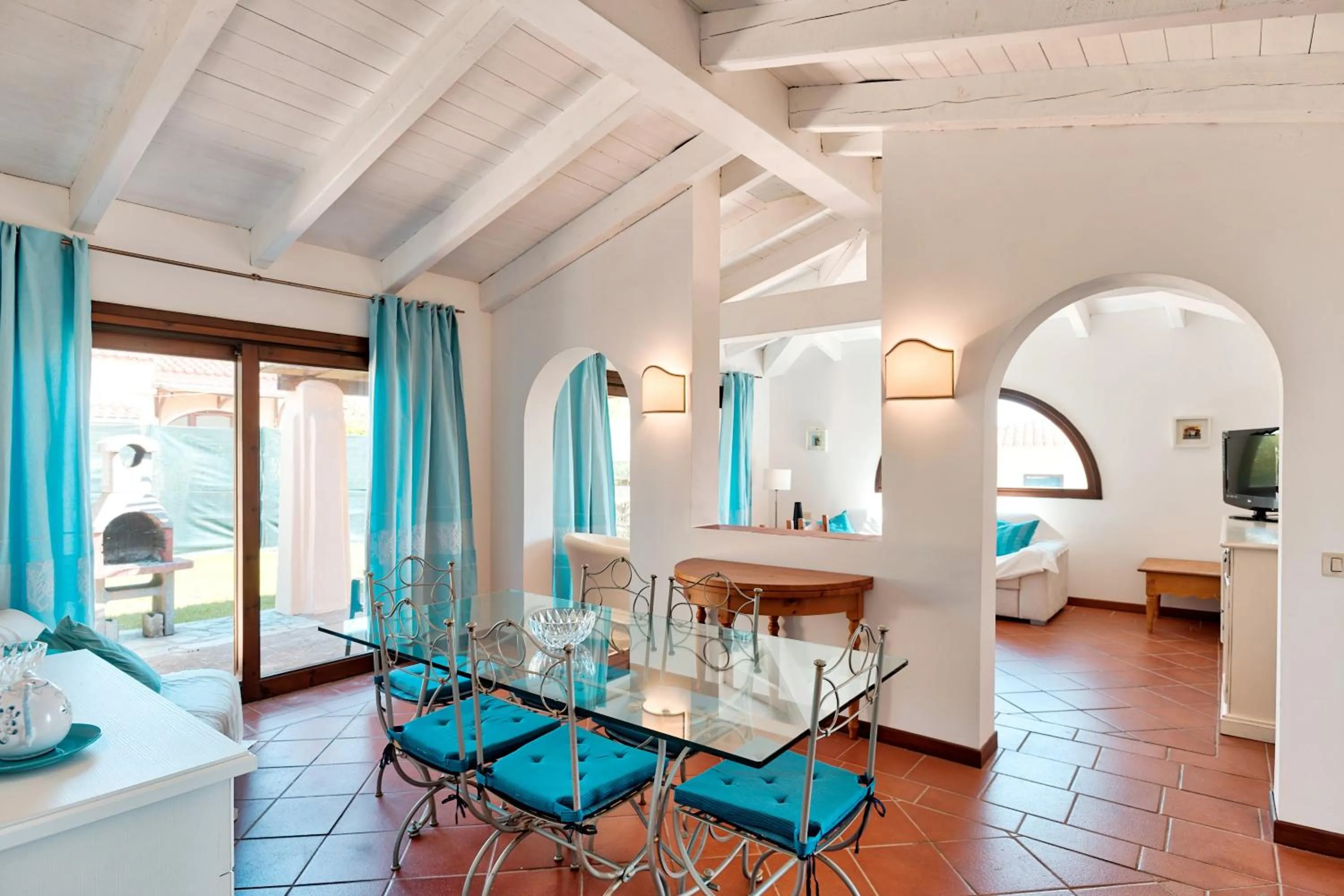 Living room in Villa Costanza