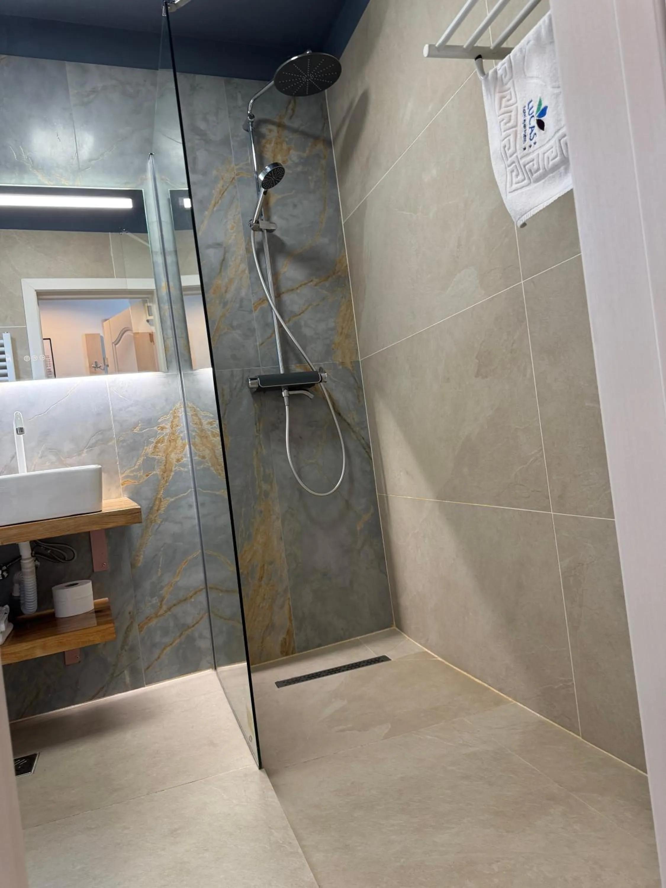 Shower in Lucas 10 Apartments